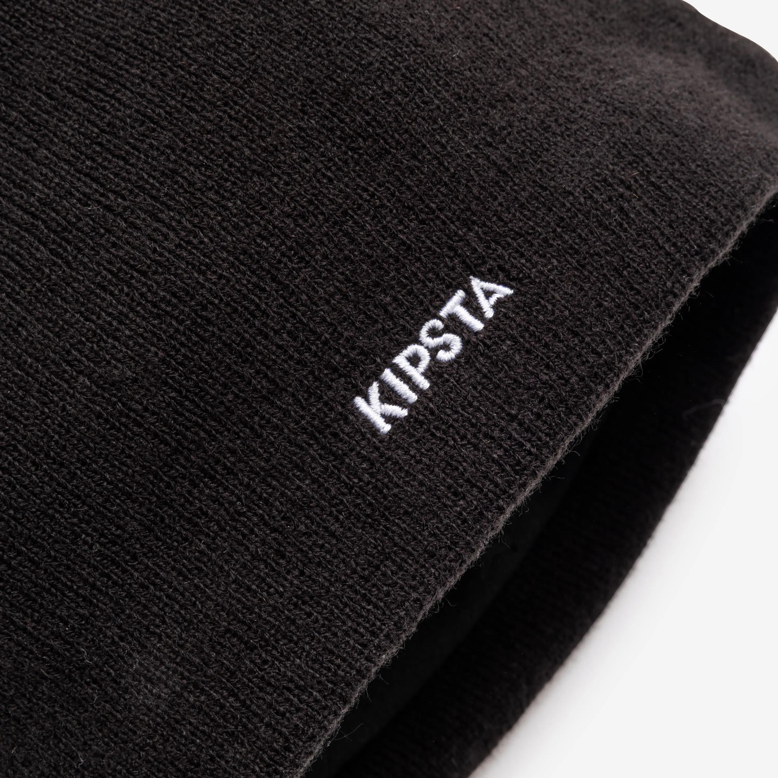 BONNET  FOOTBALL ENFANT KEEPWARM NOIR 5/12