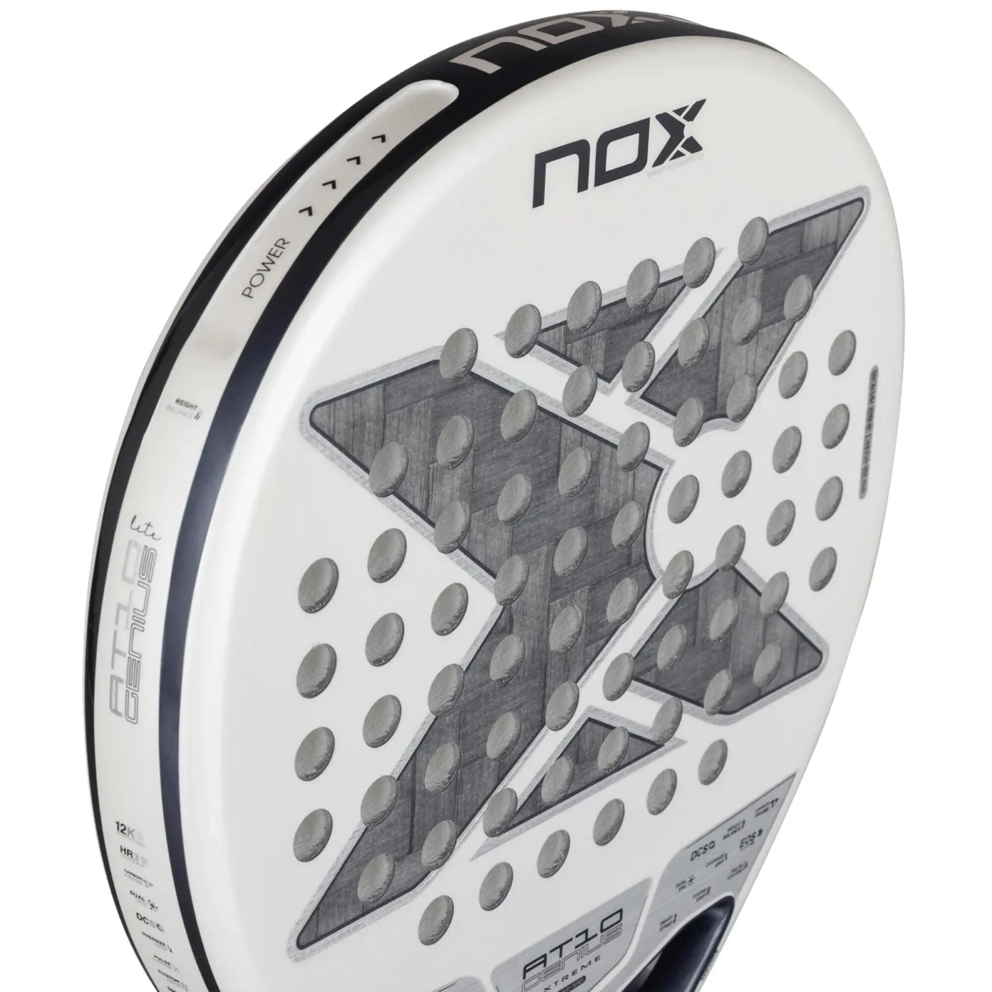 Pala de pádel ligera de aluminio de 12K Xtrem Nox AT10 Genius 3/8