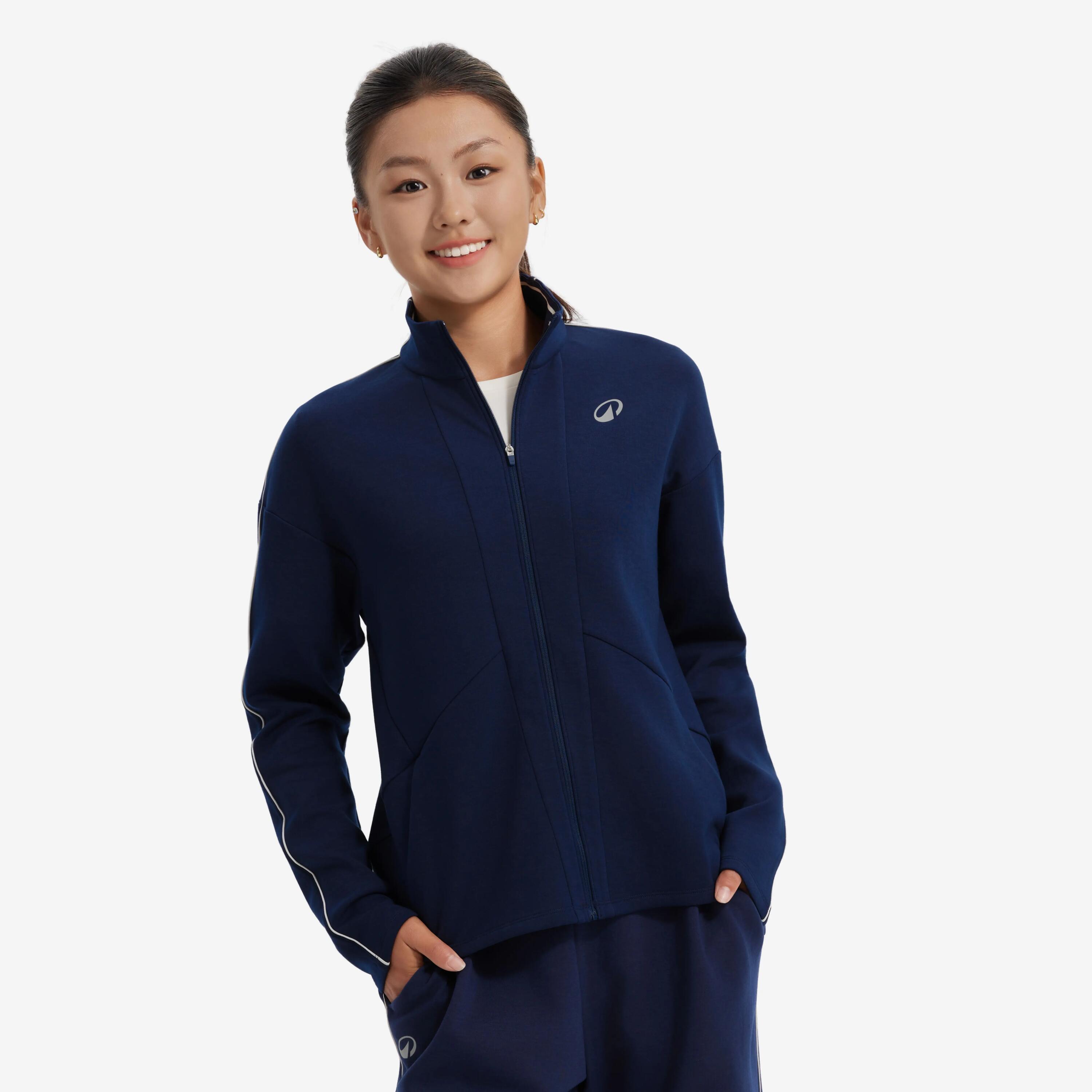 Thermo-Tennisjacke für Damen, TPA TH, Blau 19/28