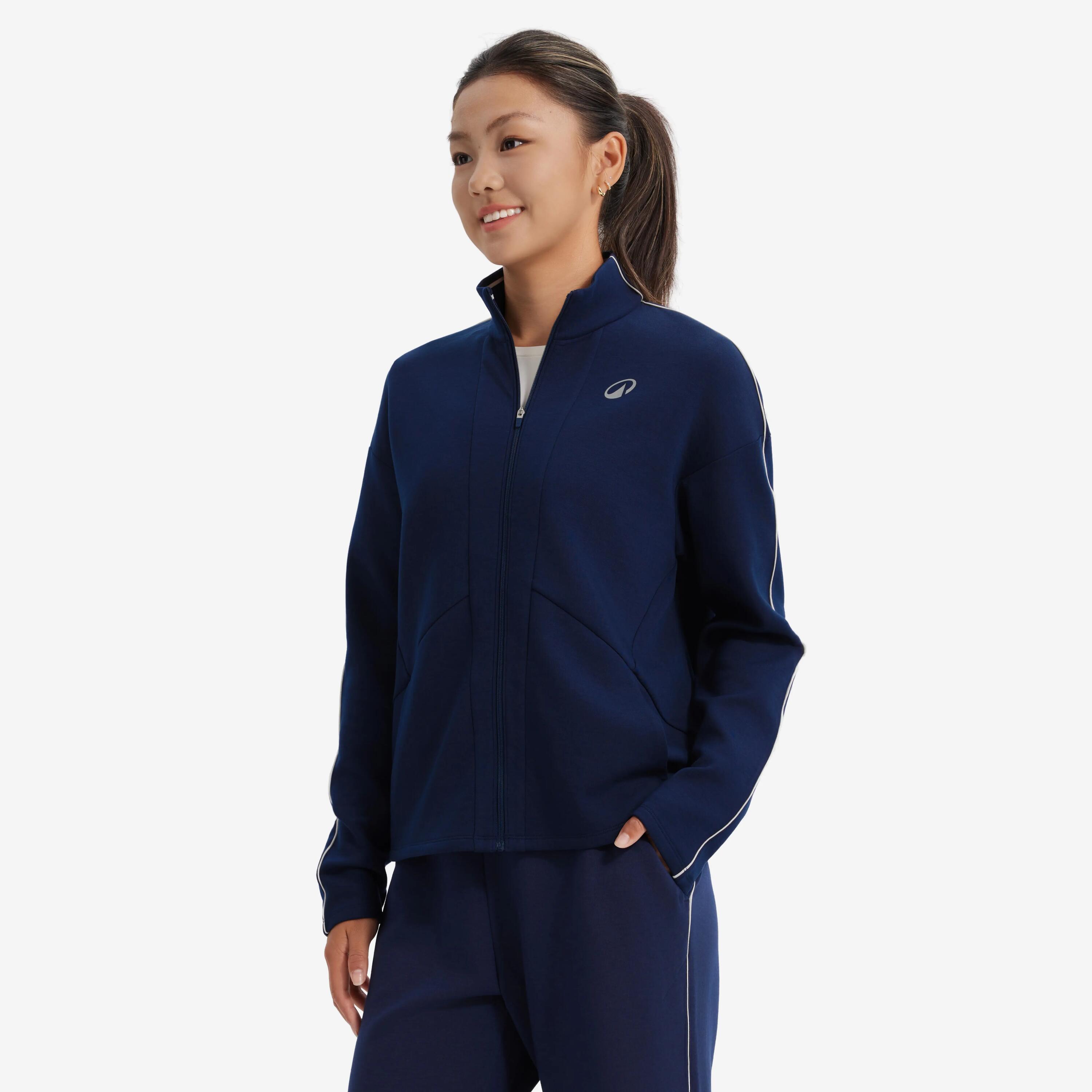 Thermo-Tennisjacke für Damen, TPA TH, Blau 16/28