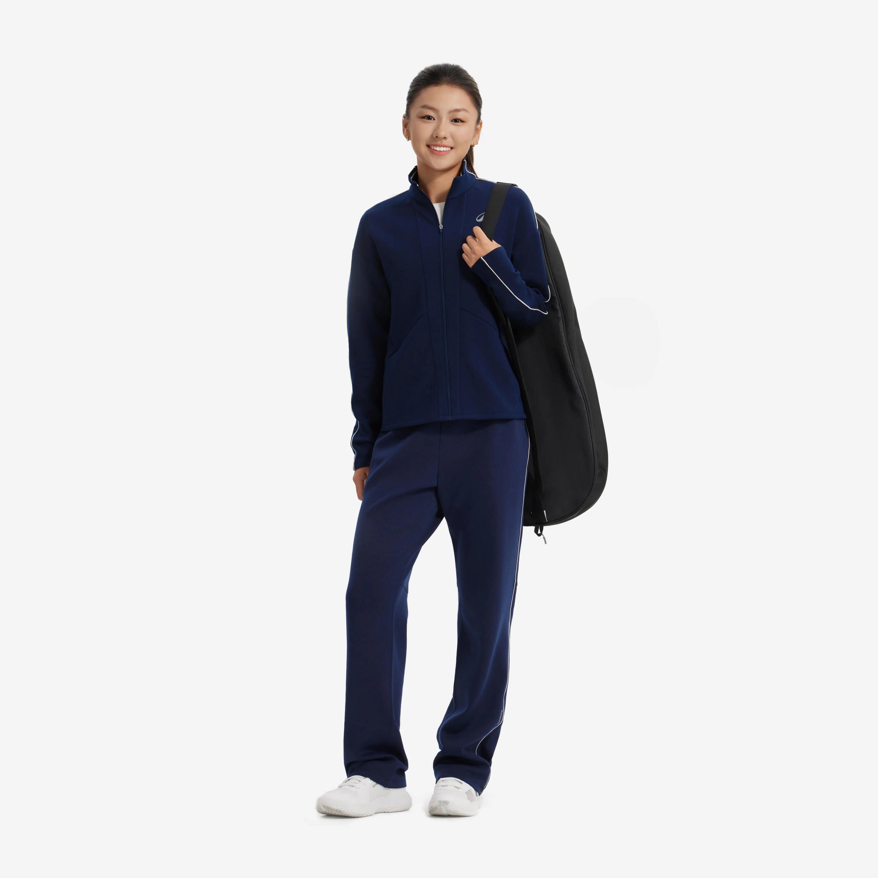 Thermo-Tennisjacke für Damen, TPA TH, Blau 27/28
