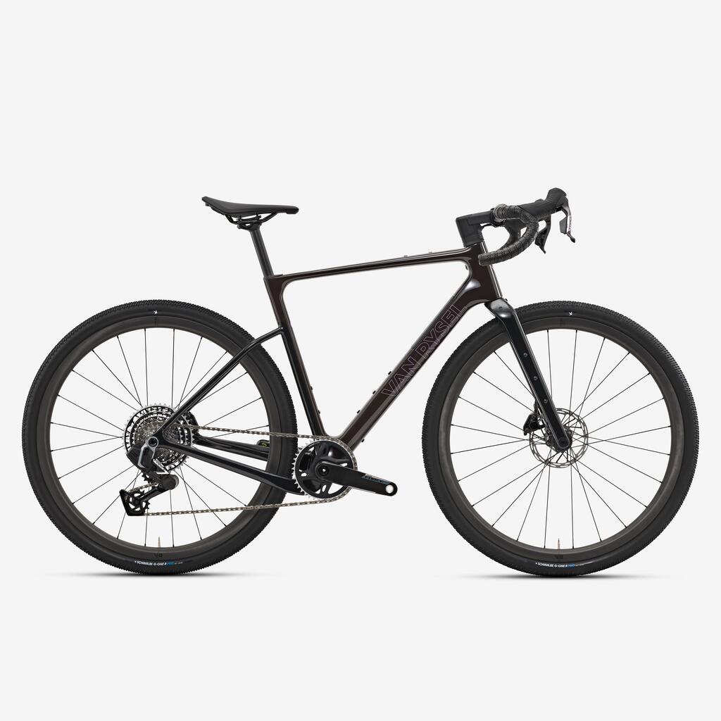 Grants oglekļa šķiedru velosipēds “EDR-G CF”, Sram Force XPLR 1x13 ātrumi, brūns