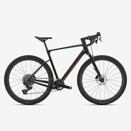 Carbon gravelbike met vering EDR-G CF SRAM Force XPLR 1x13-speed bruin