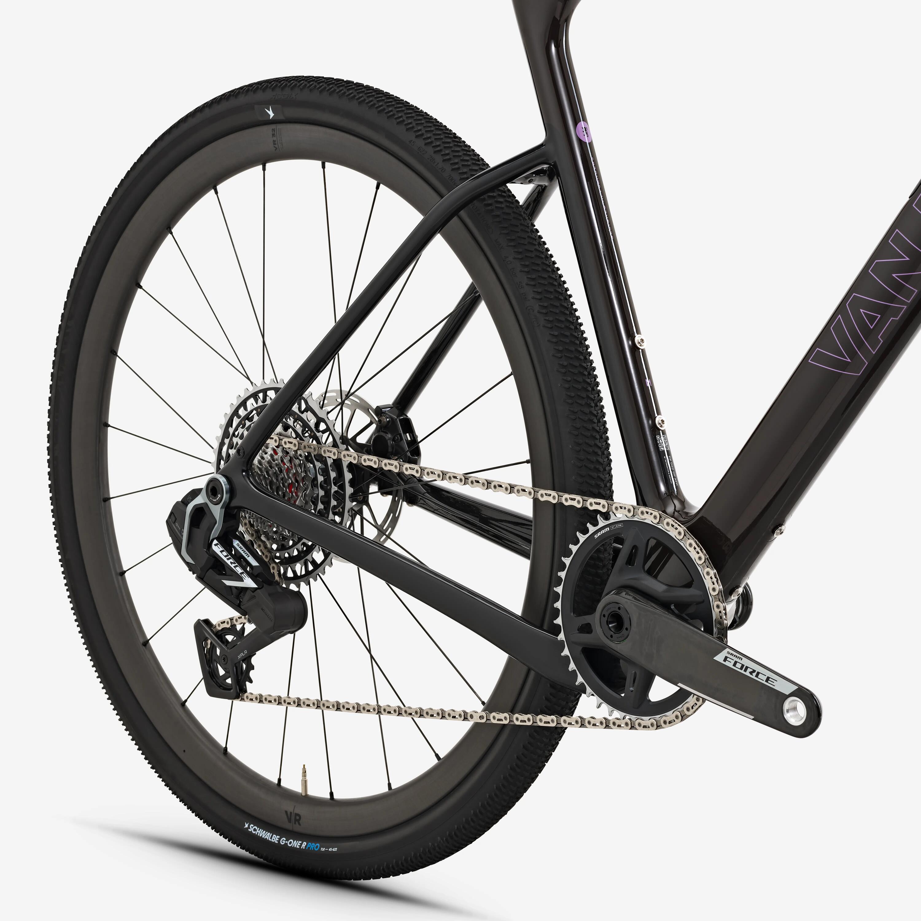 Gravelfiets EDR-G CF 1x13 SRAM Force XPLR bruin 5/19