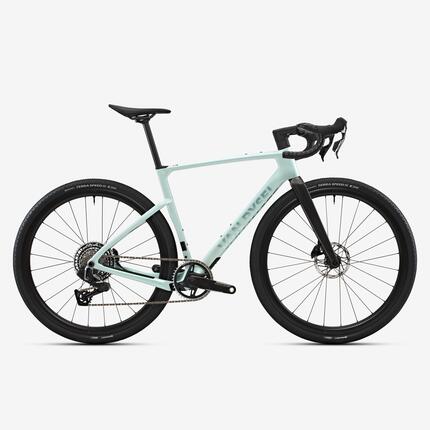 Gravelbike SRAM Force AXS E1 XPLR vermogenssensor RCR-G lichtblauw