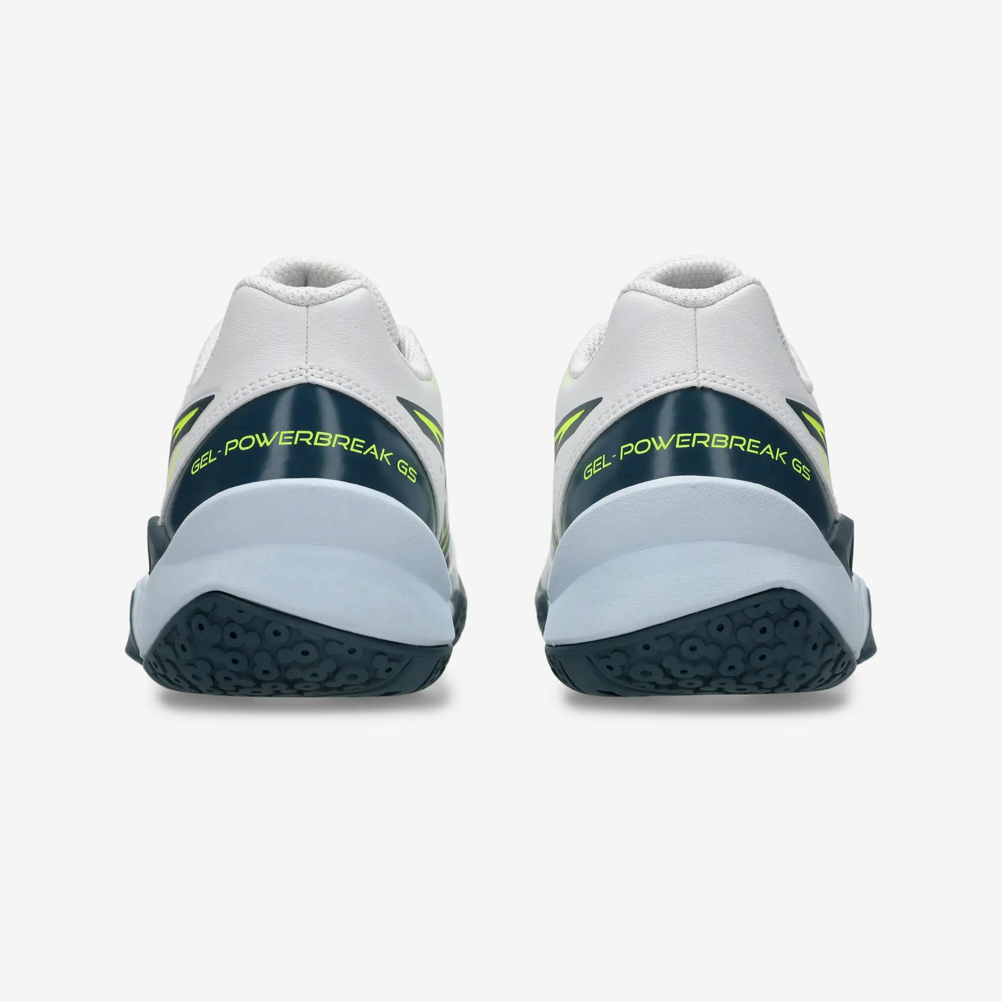Chaussures de handball Enfant - Powerbreak GS JR blanc / bleu / jaune 6/8