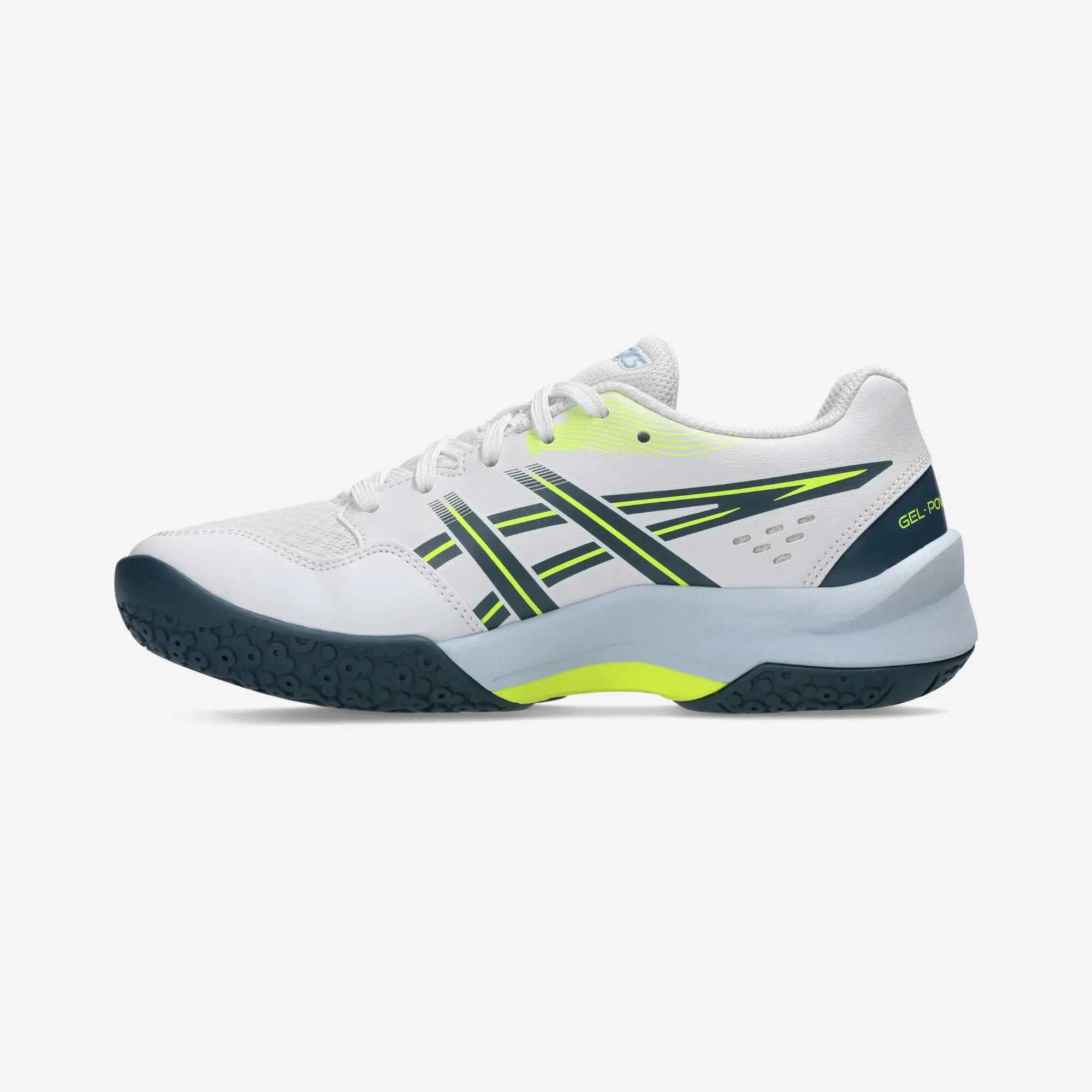 Chaussures de handball Enfant - Powerbreak GS JR blanc / bleu / jaune 7/8