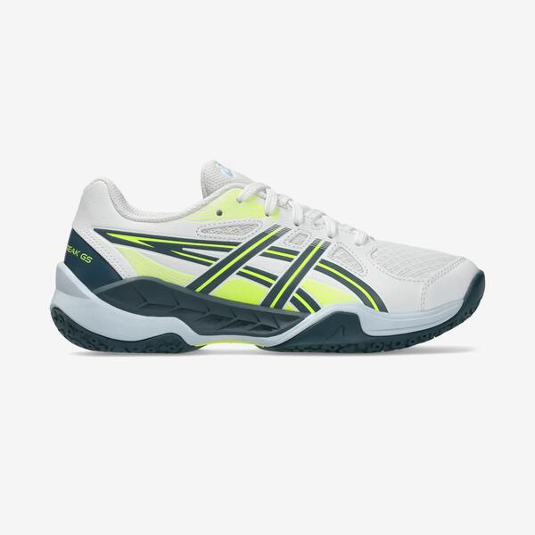 ASICS Zapatillas de balonmano Niño - Powerbreak GS JR blanco / azul / amarillo