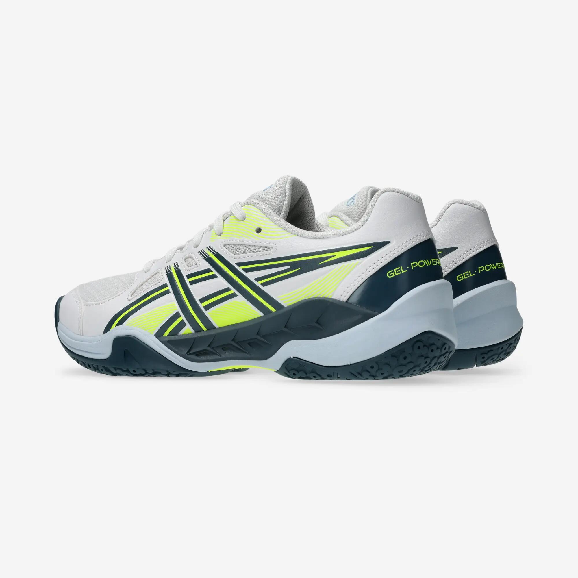 Chaussures de handball Enfant - Powerbreak GS JR blanc / bleu / jaune 3/8