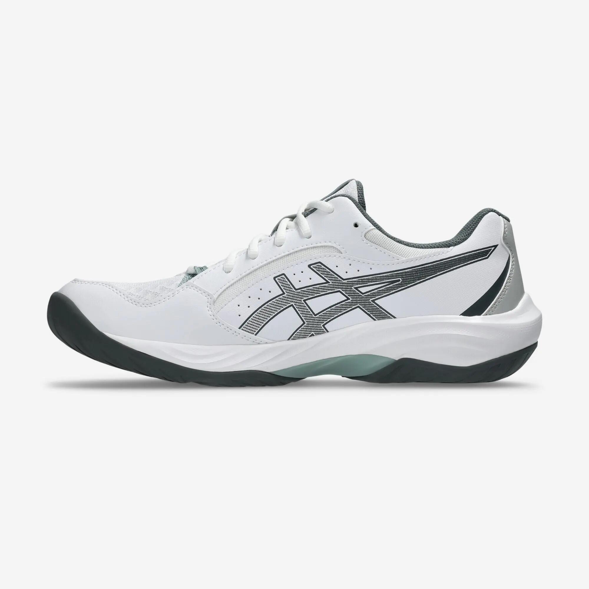Chaussures de handball Adulte - Gel Task 4 gris et blanc 7/8