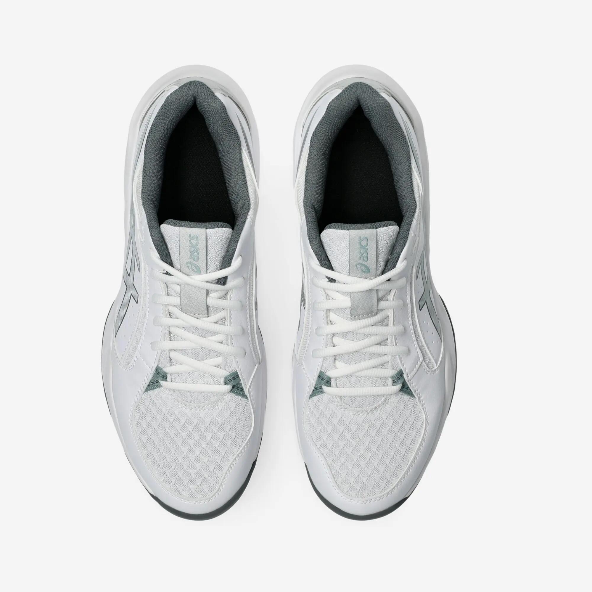 Chaussures de handball Adulte - Gel Task 4 gris et blanc 4/8