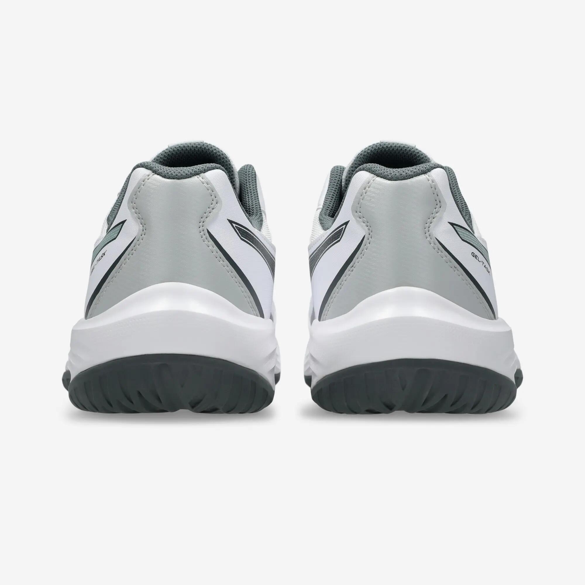 Chaussures de handball Adulte - Gel Task 4 gris et blanc 6/8