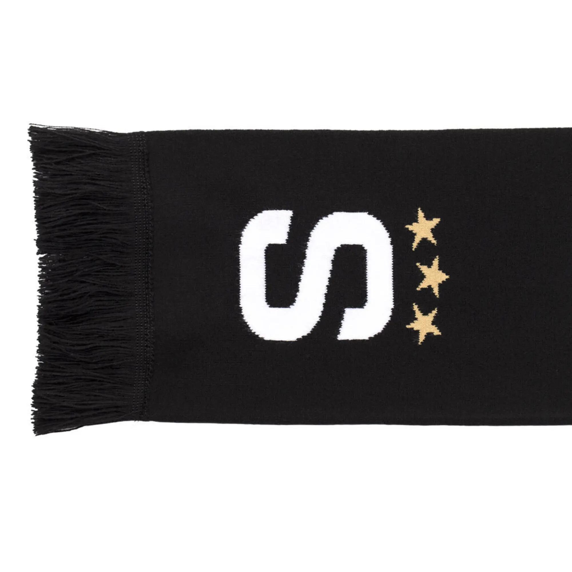 Šála AC Sparta Praha "S" černá 3/4