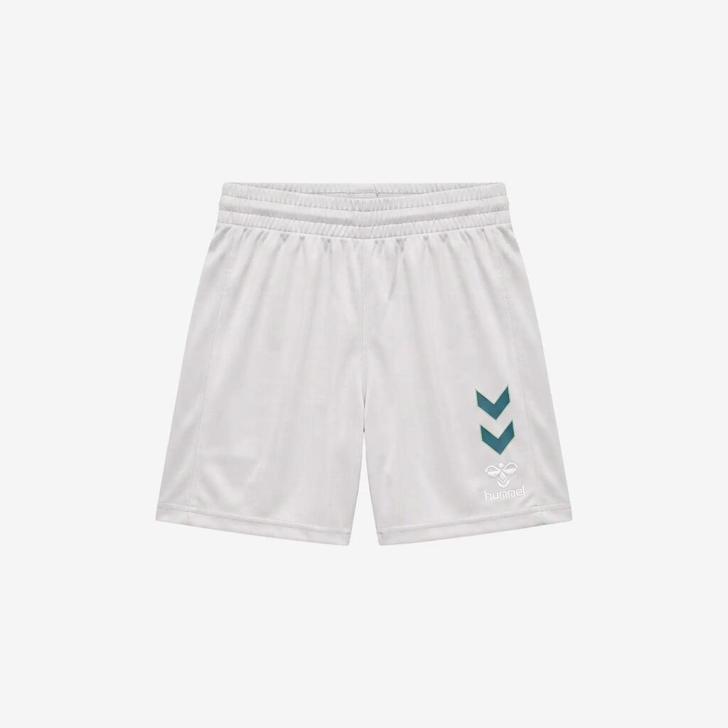 Kids’ handball shorts – Kit shorts grey/green