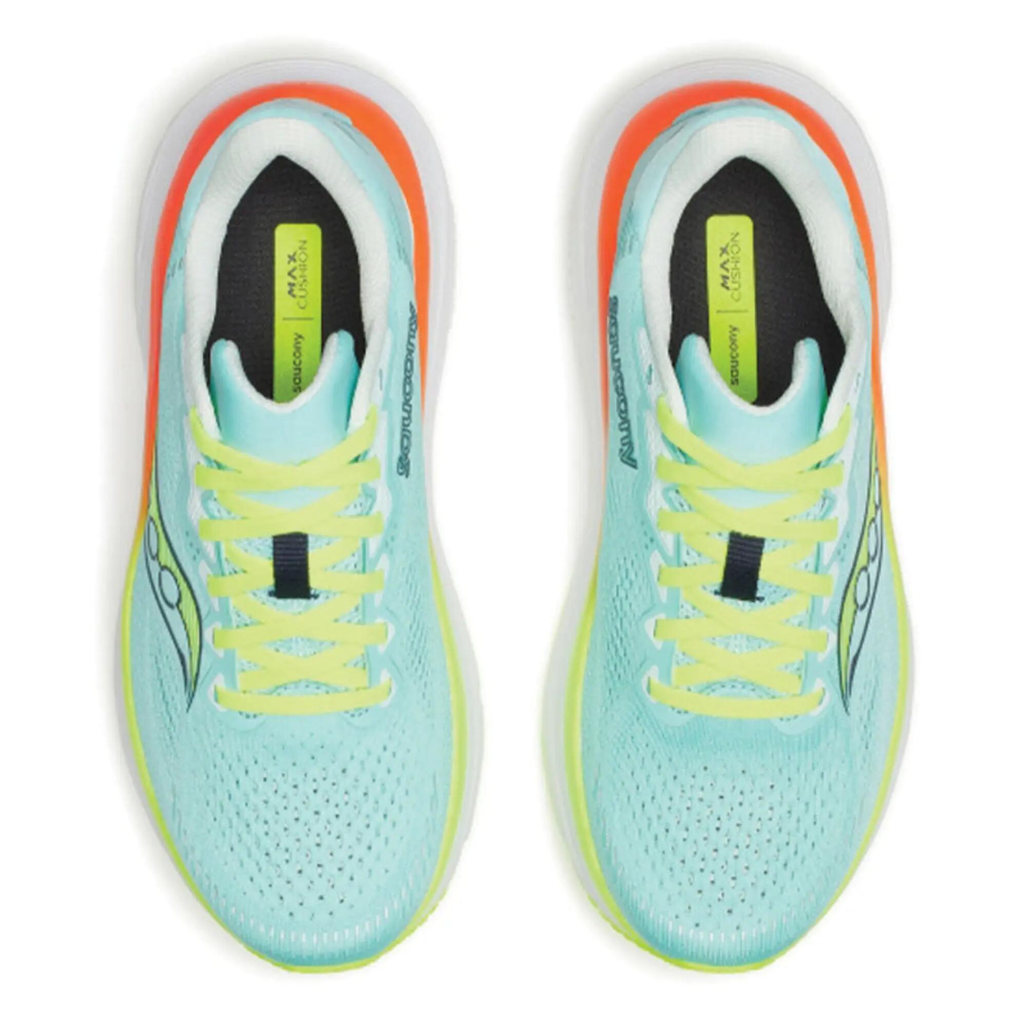 Tenis de running para Mujer Saucony Guide 19 - Limón 3/4