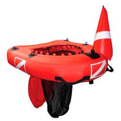 Planche gonflable de chasse sous-marine avec sac filet intégré Dive Net