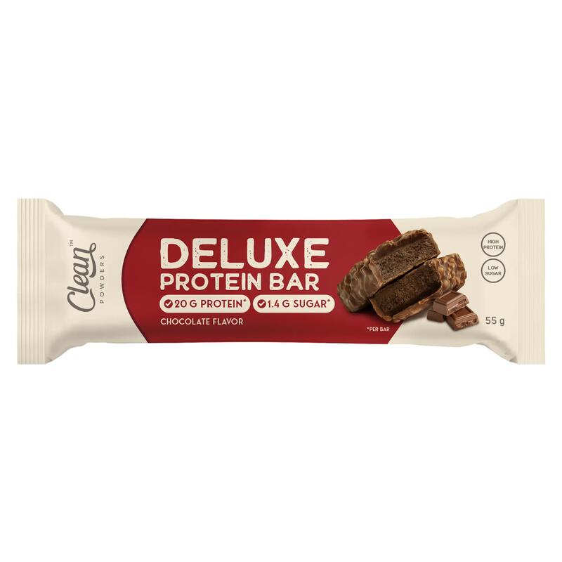 Clean Powders Deluxe Protein Bar - 55 Gr - Çikolata Aromalı