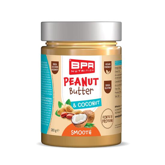 Peanut Butter al cocco crema finissima con arachidi tostate BPR Nutrition