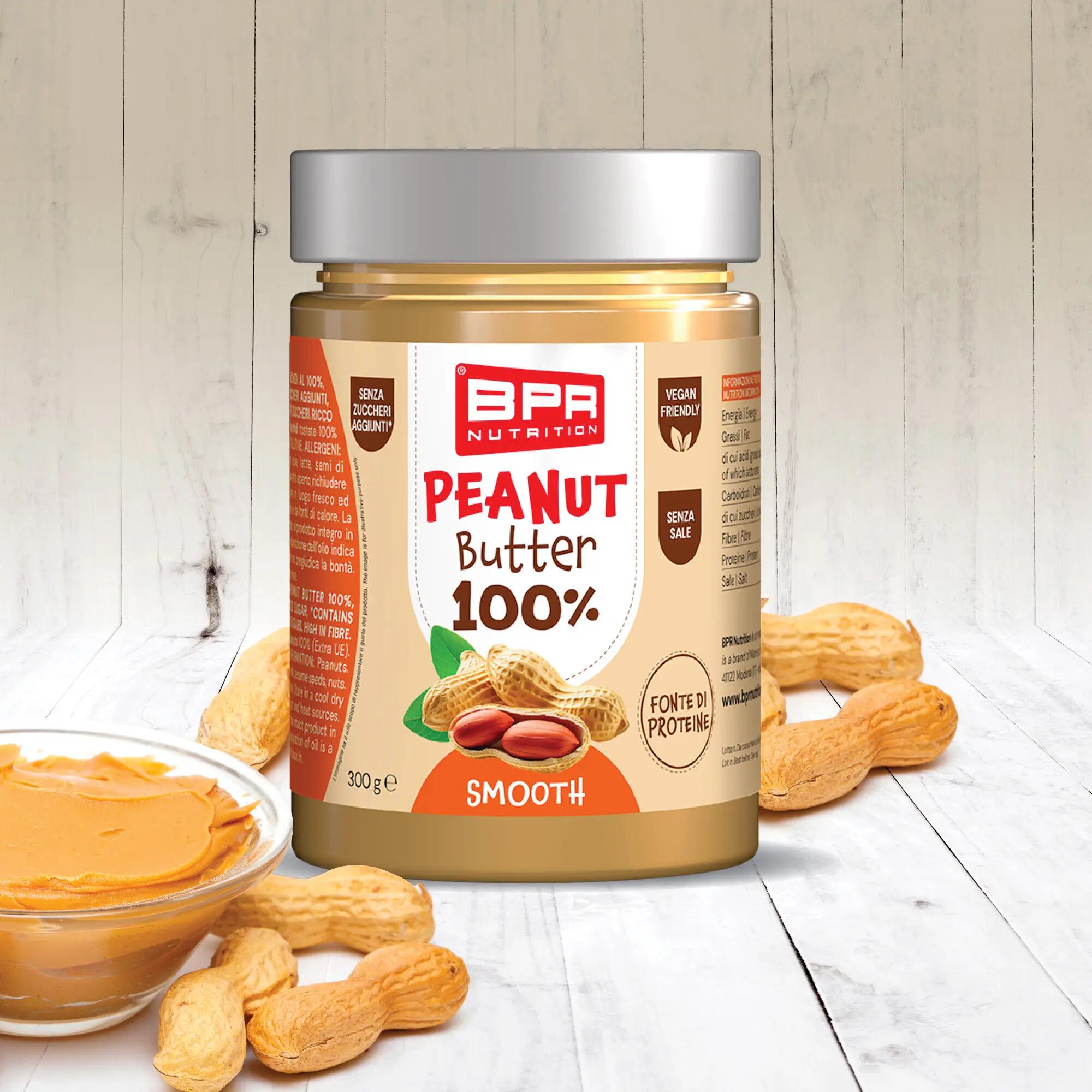 Peanut Butter smooth BPR senza sale e senza zuccheri aggiunti 300 g 2/2