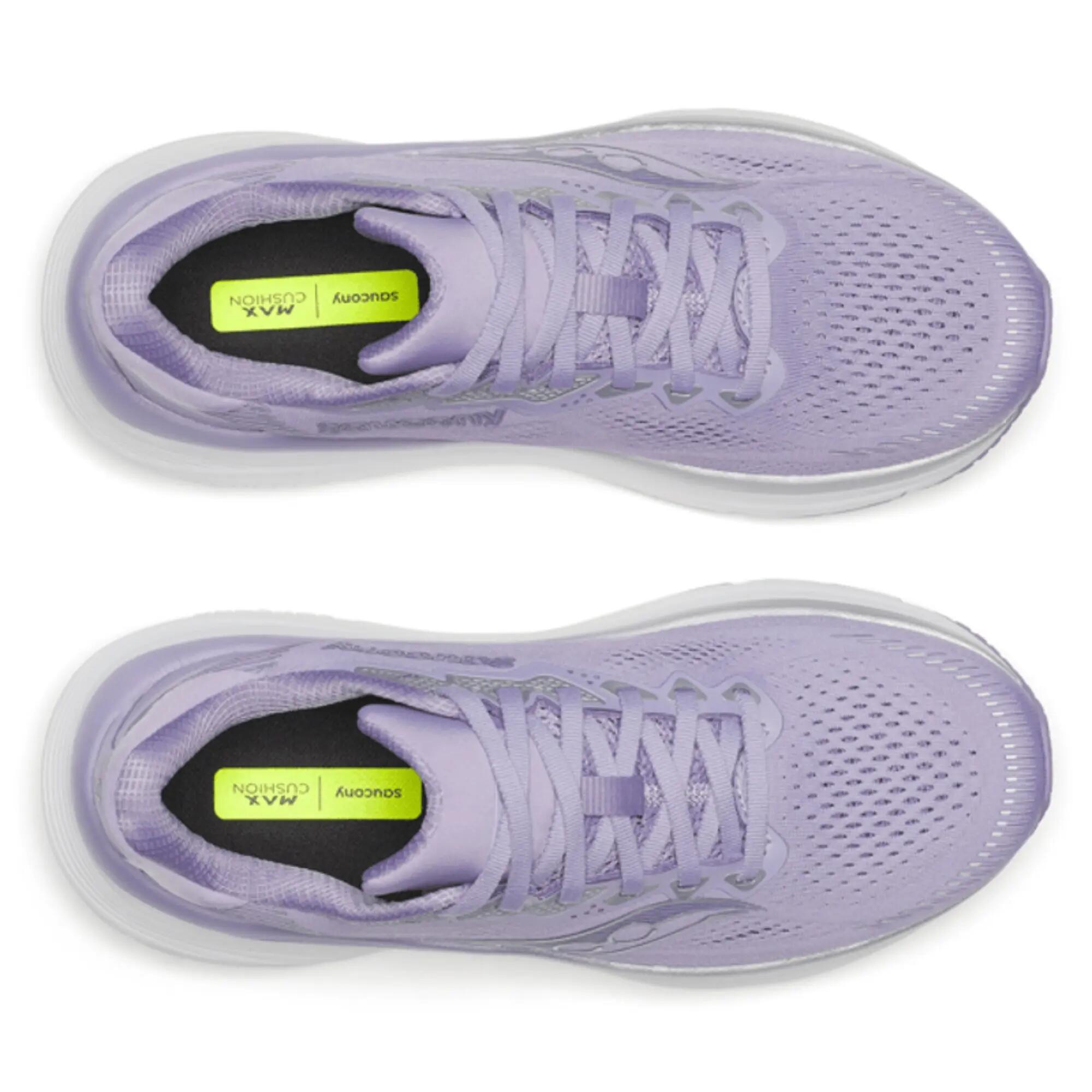 Tenis de running estables para Mujer Saucony Guide 19 Bruma - Blanco 3/5