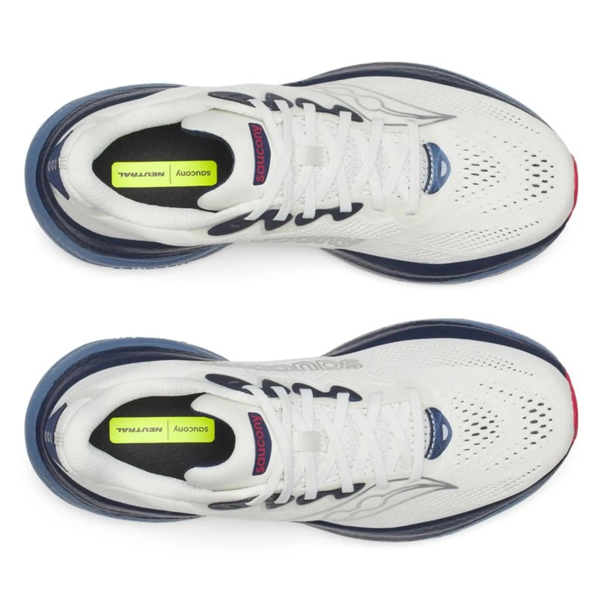Tenis de running para Hombre Saucony Ride19 Ivory Storm - Blanco 3/5