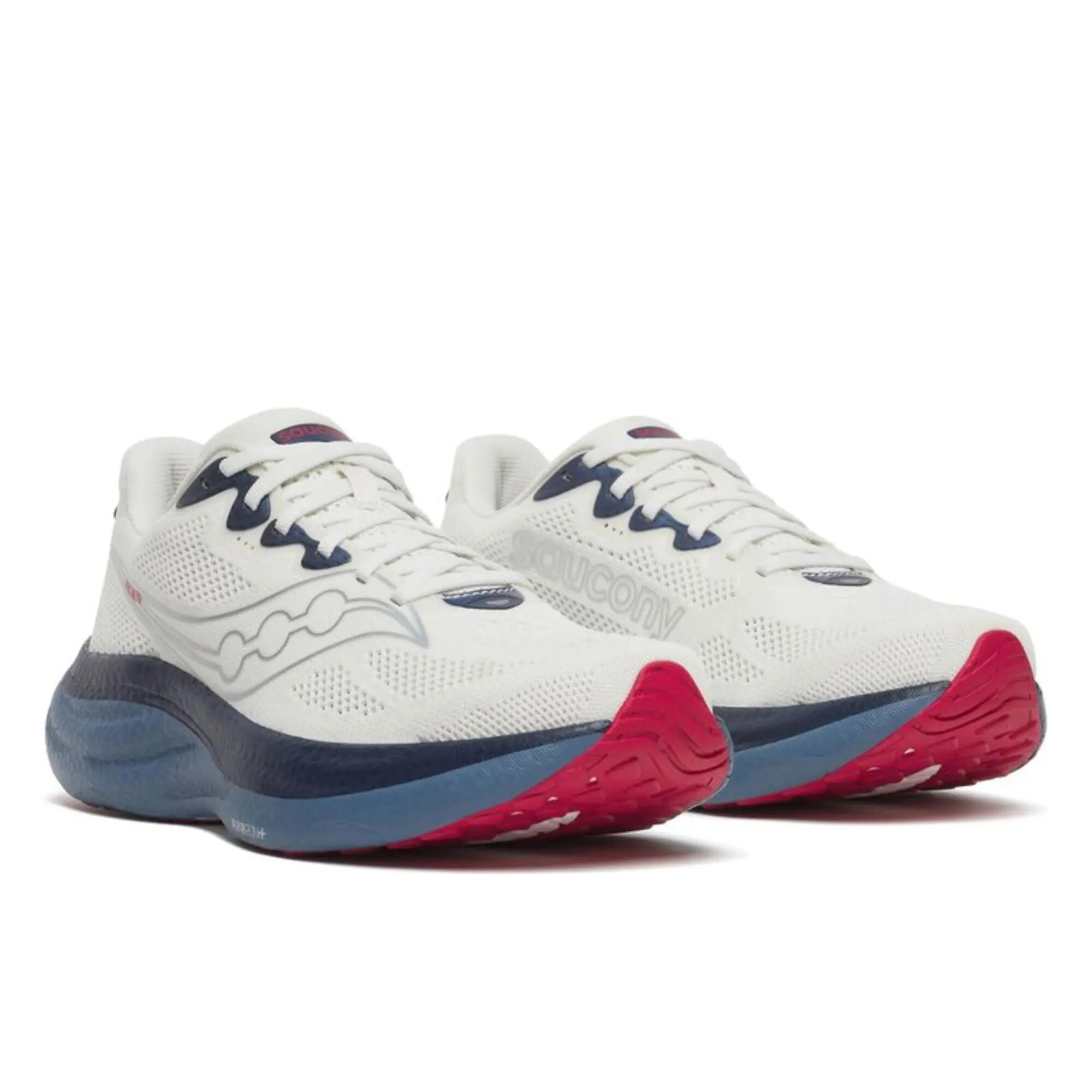 Tenis de running para Hombre Saucony Ride19 Ivory Storm - Blanco 4/5