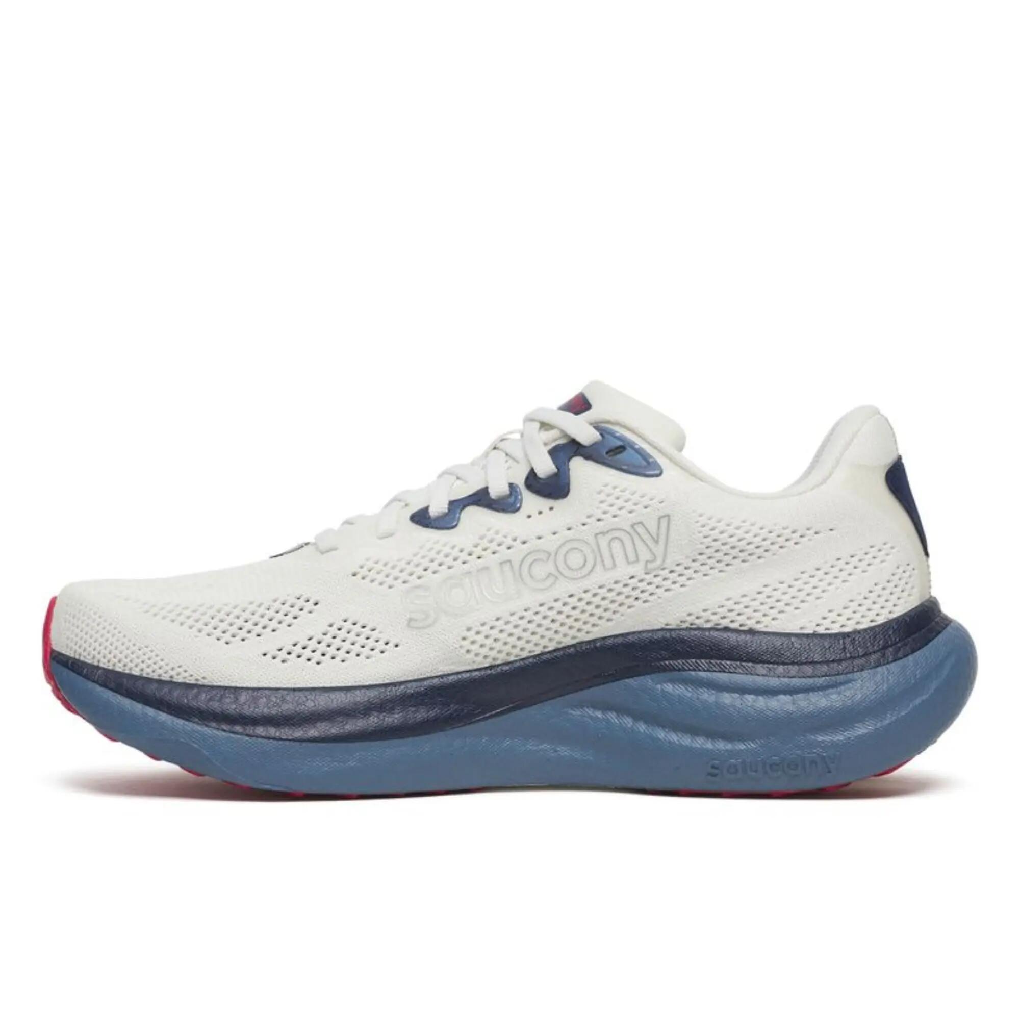 Tenis de running para Hombre Saucony Ride19 Ivory Storm - Blanco 2/5