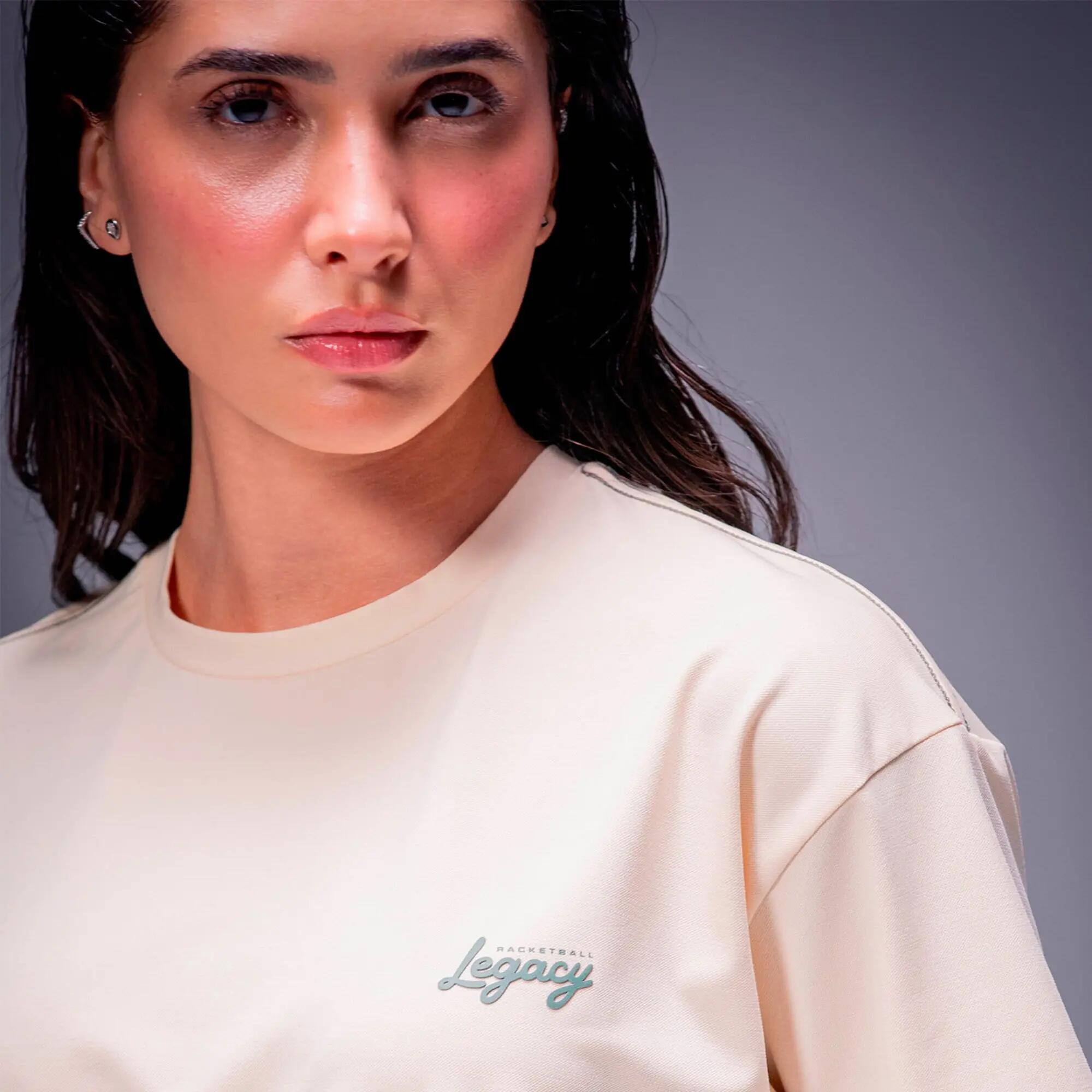 Camiseta amplia y suave para mujer, Racketball Loose Fit melón 2/6