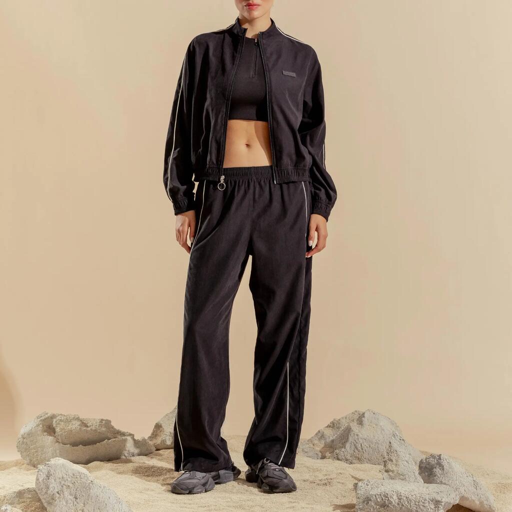 Pantalón de jogging cómodo para mujer, Racketball Athleisure negro