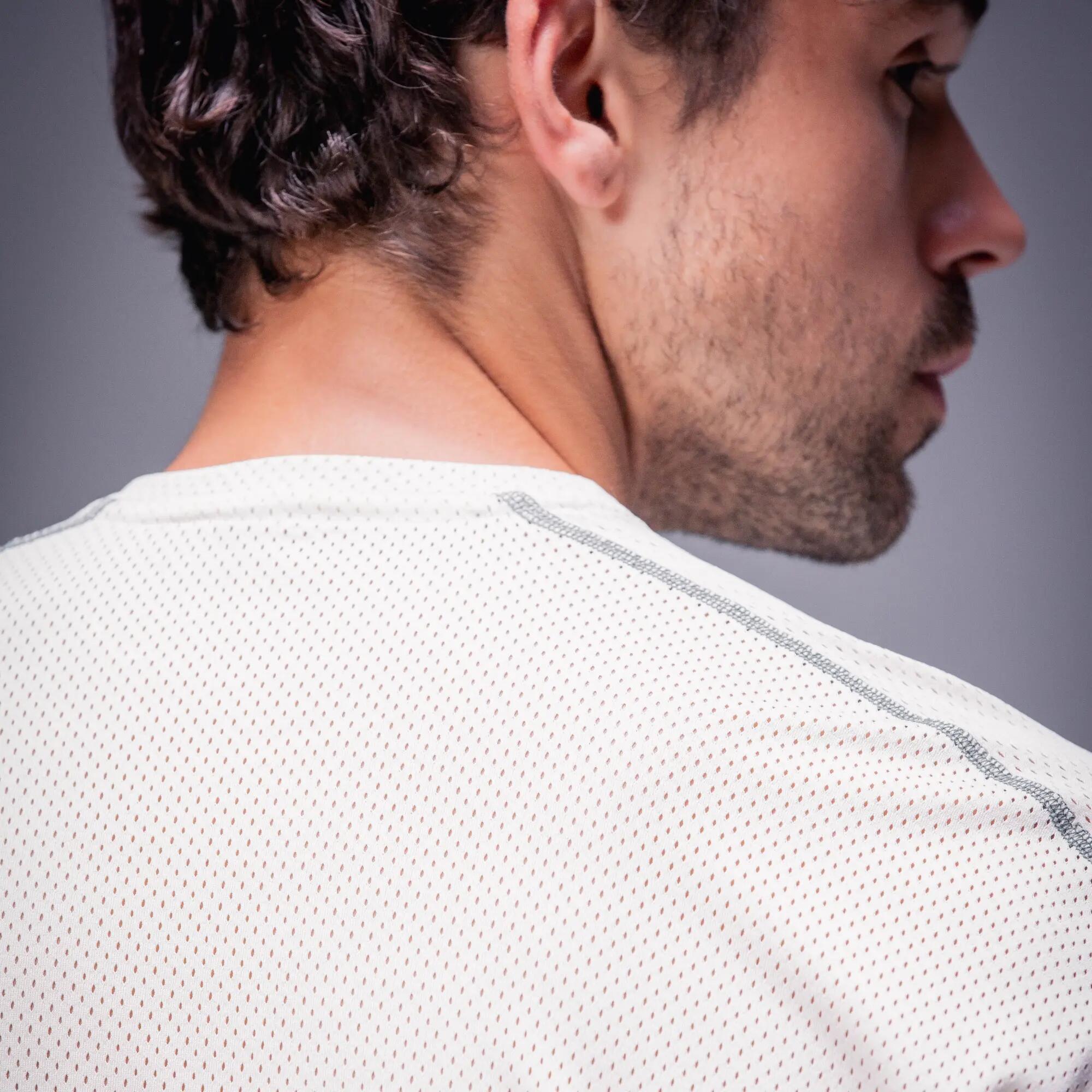 Camiseta deportiva oversize, Racketball Boxy blanco 4/7