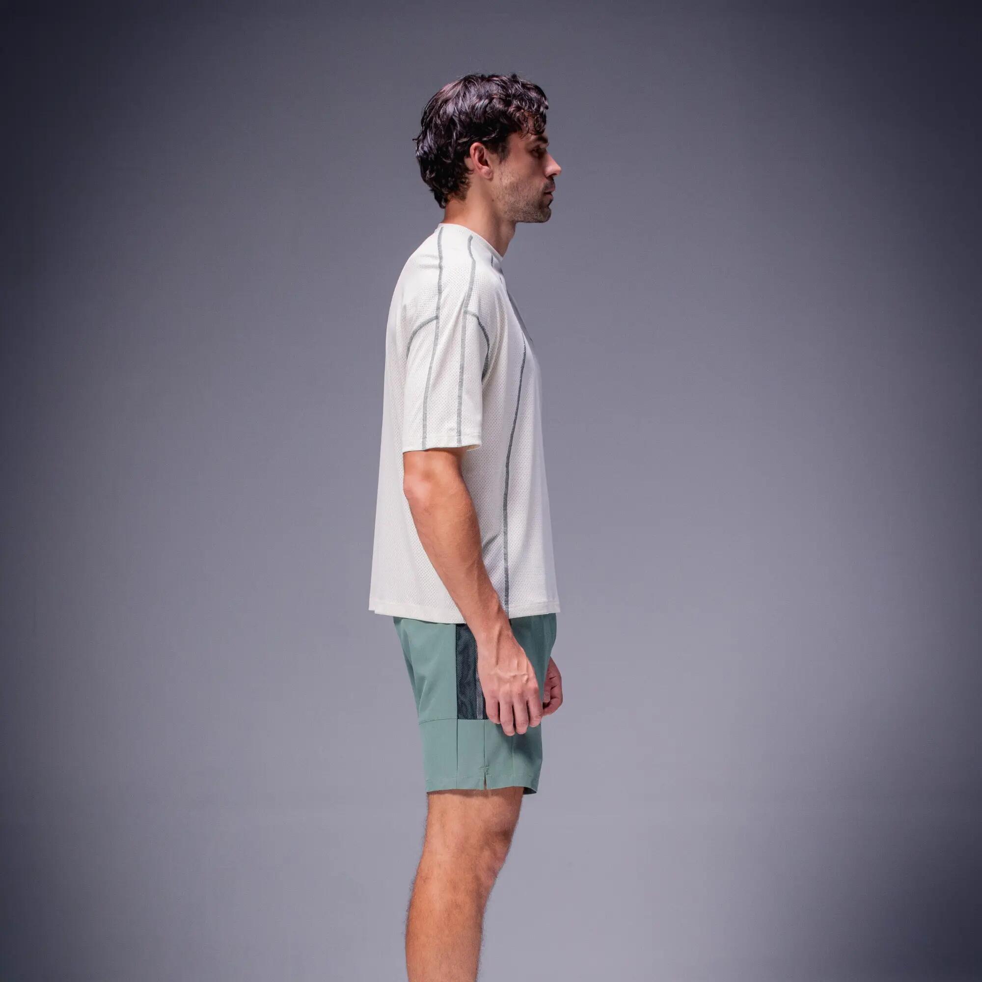 Camiseta deportiva oversize, Racketball Boxy blanco 7/7
