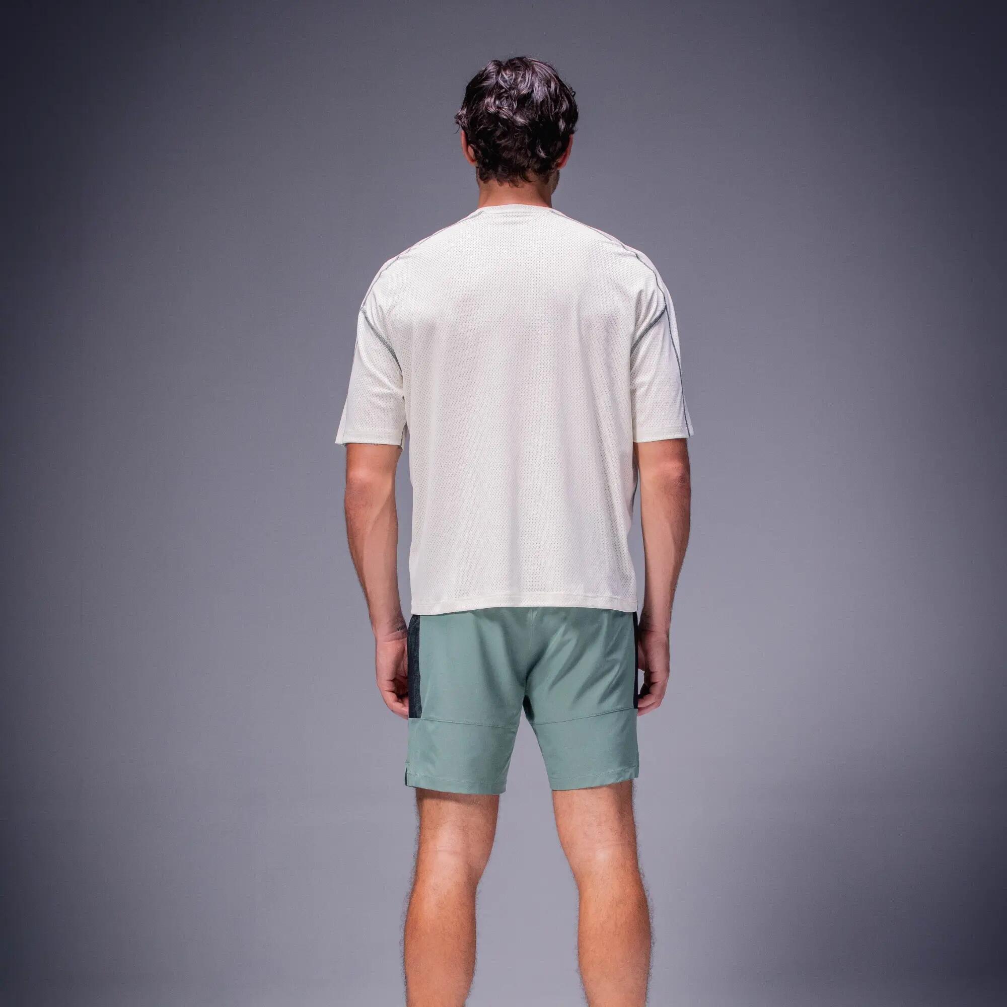 Camiseta deportiva oversize, Racketball Boxy blanco 2/7