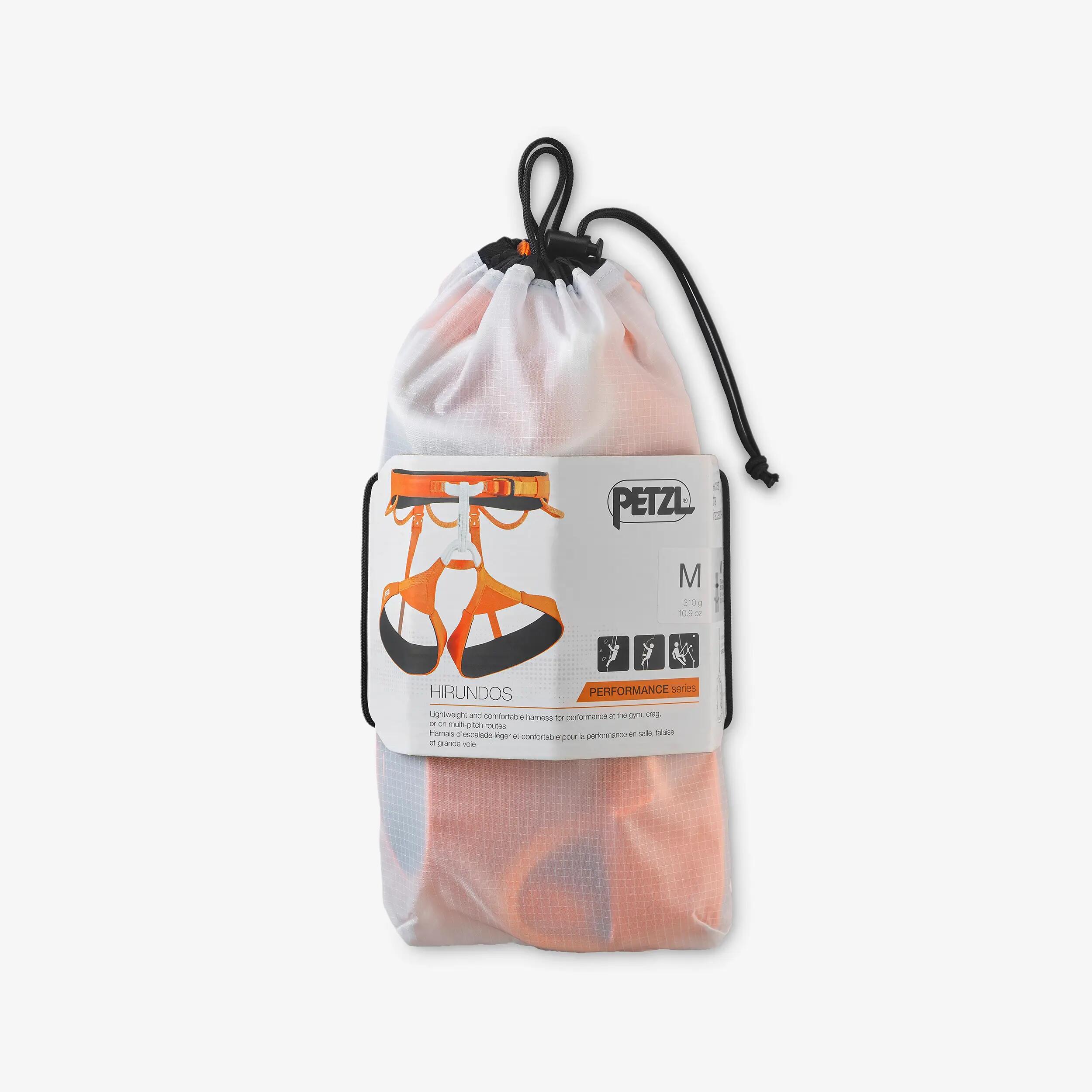 ROCK CLIMBING AND MOUNTAINEERING HARNESS PETZL HIRUNDOS 5/9