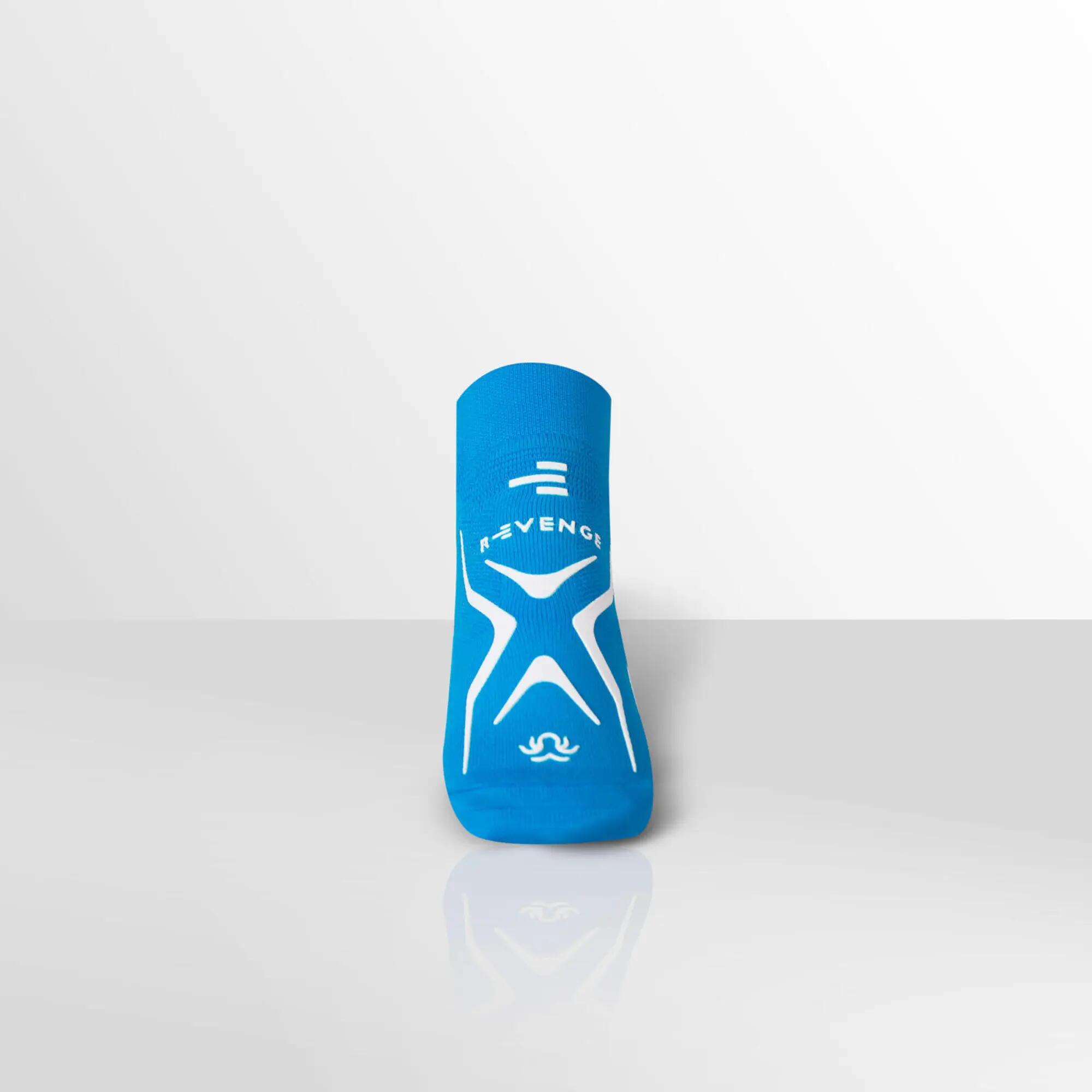 Calcetines piscina natación antideslizantes Niños Revenge azul claro 2/3