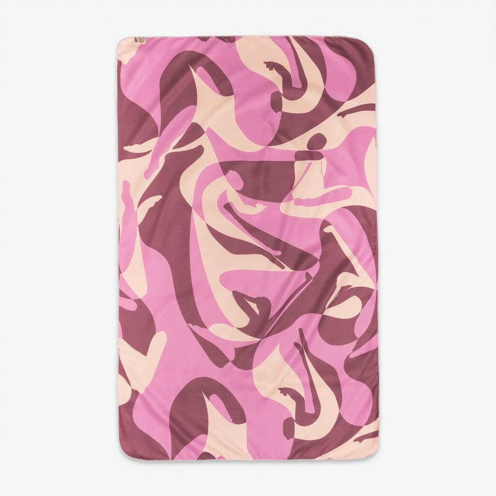 Mikrofaser-Handtuch kompakt L 130 × 80 cm - Print Pink October 