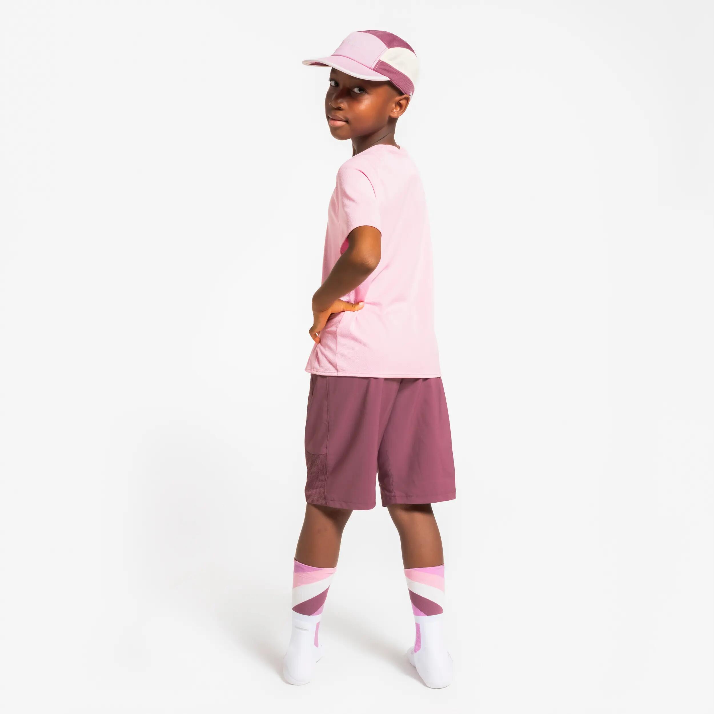 Casquette running adulte, Bougeons en Rose 6/6