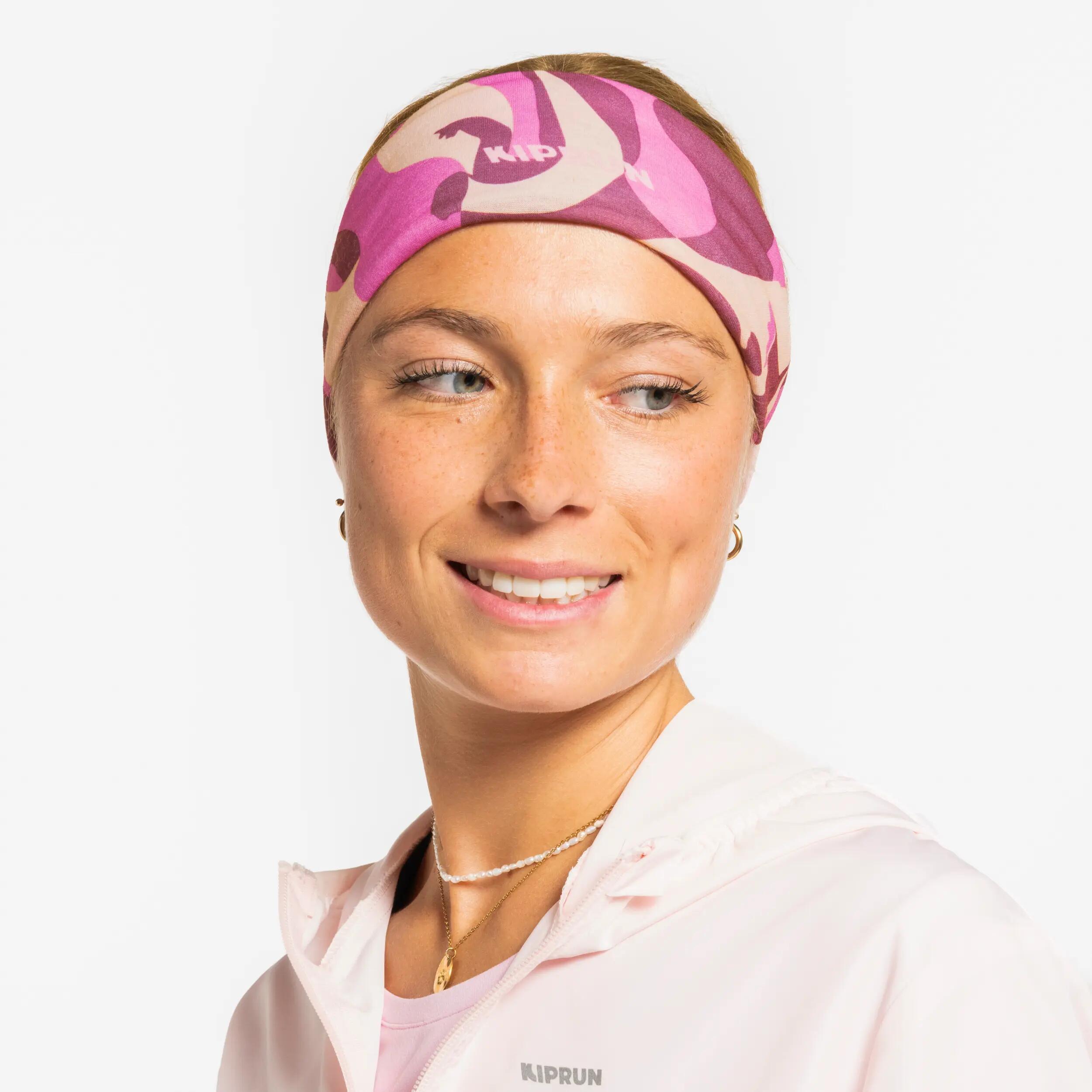 Tour de cou running adulte, Bougeons en Rose 2/4