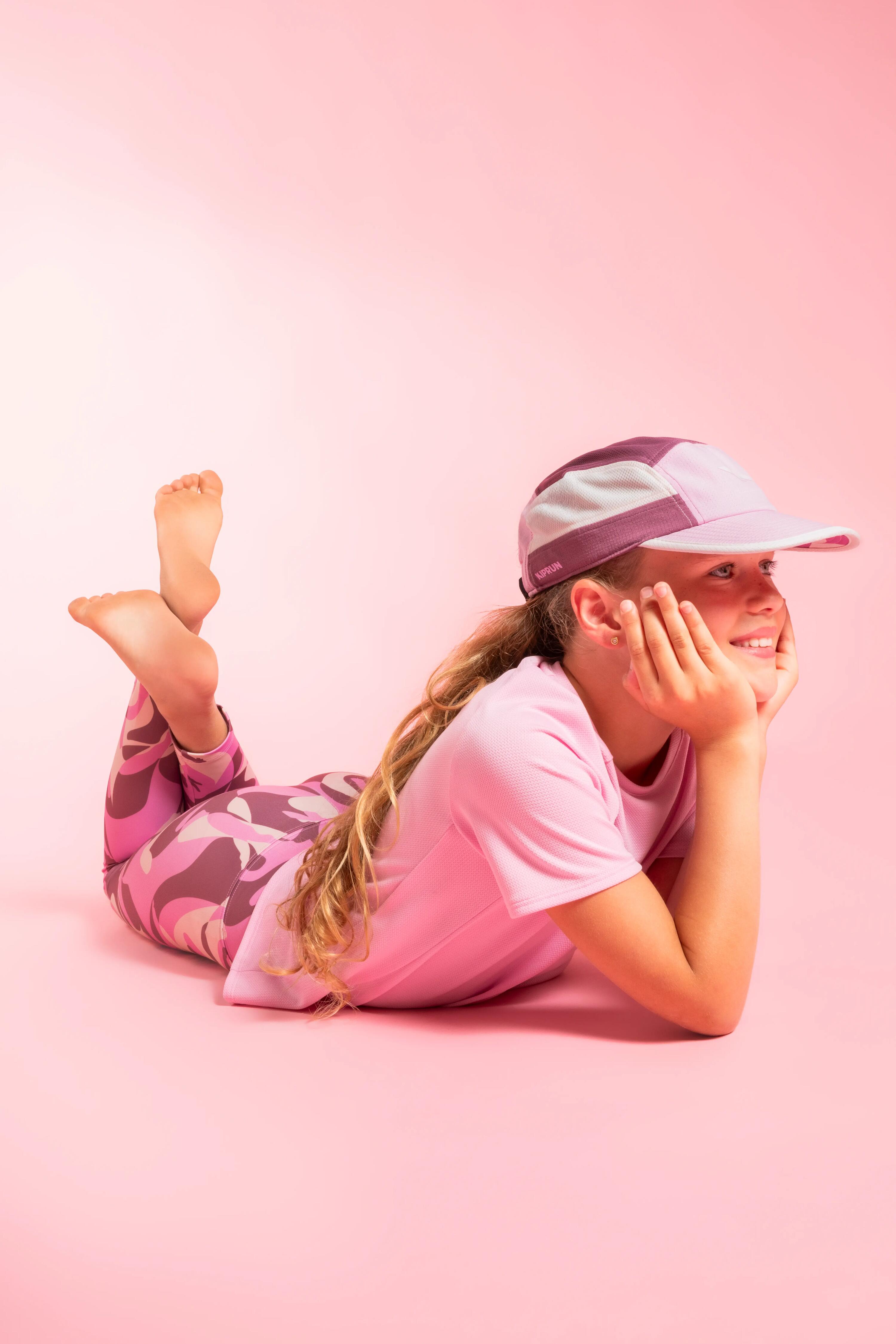 Gorra running adult Bougeons en Rose 9/10