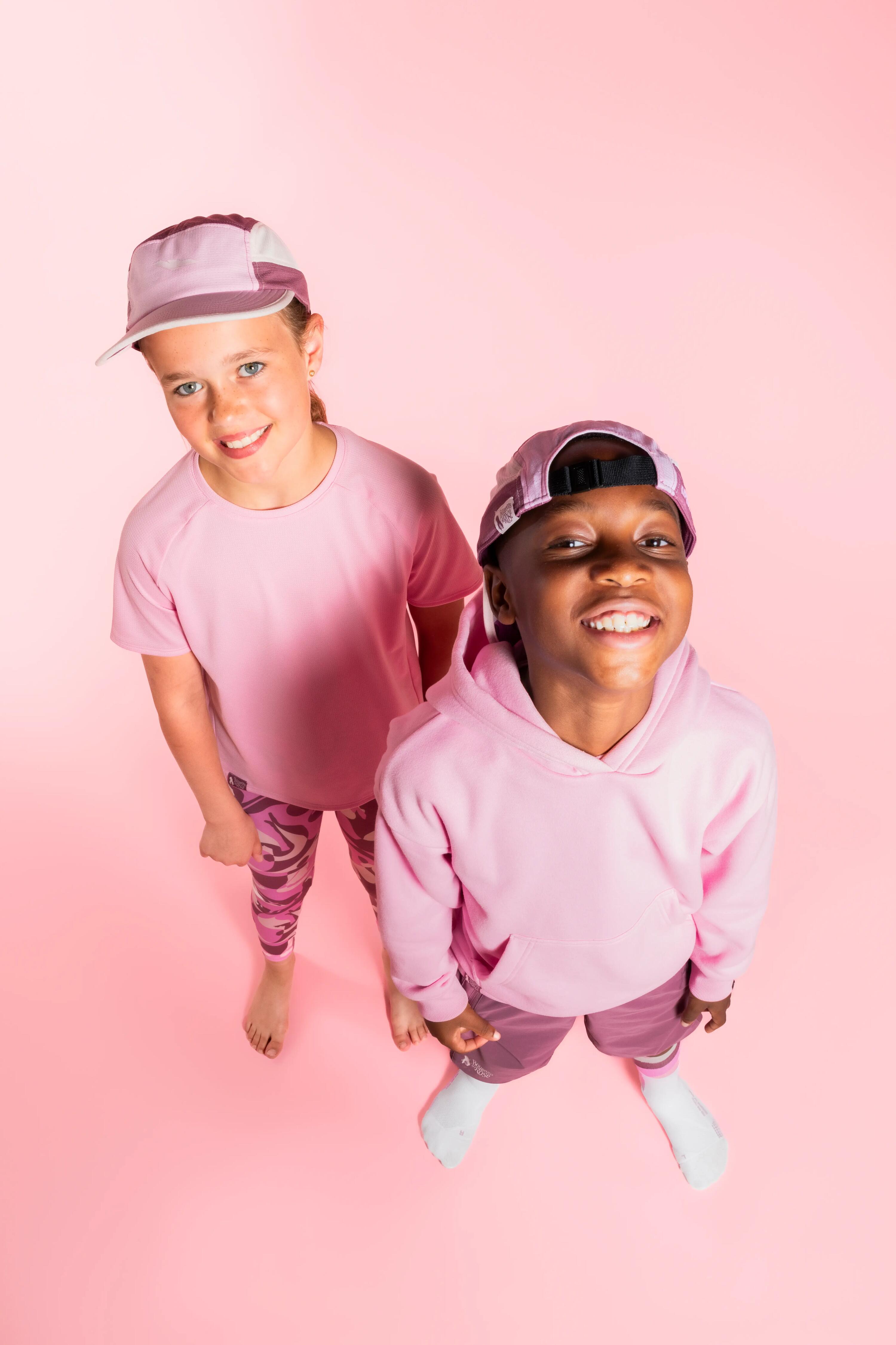 Gorra running adult Bougeons en Rose 10/10