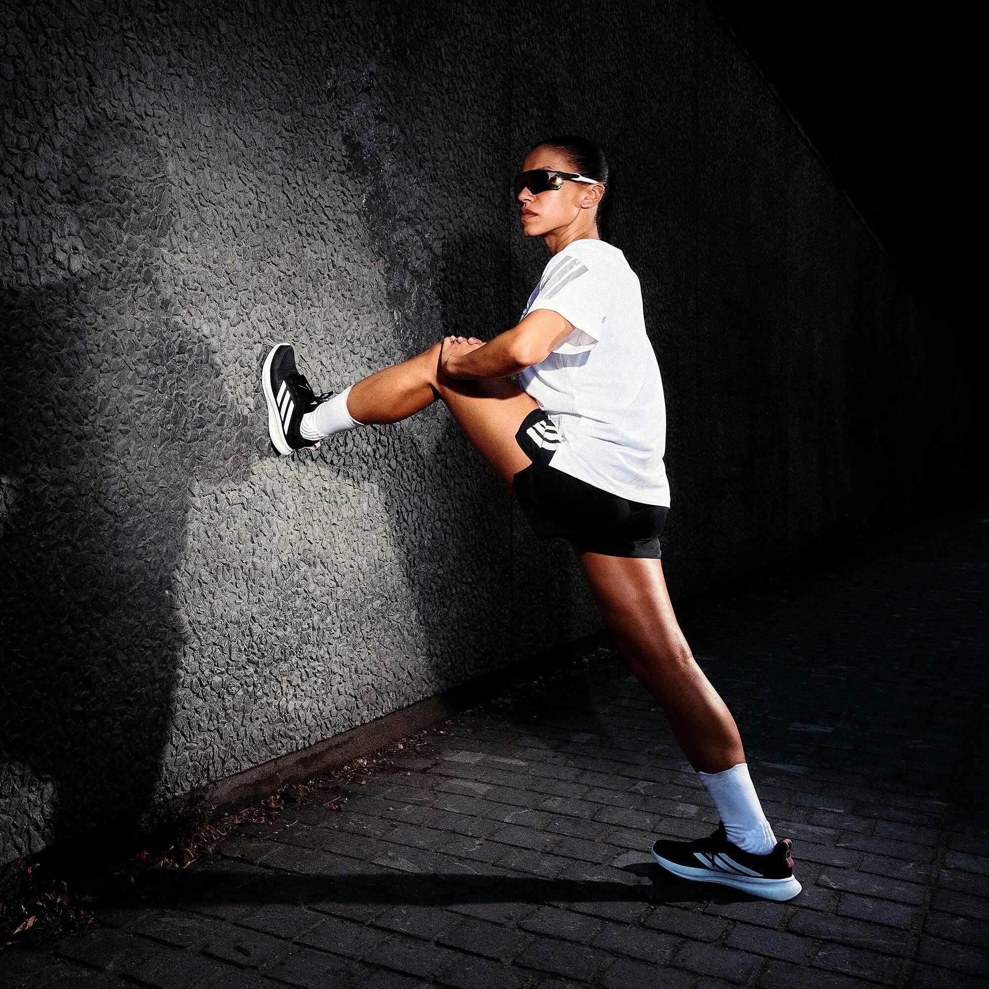 Hardloopschoenen voor dames Runblaze zwart/wit 13/13