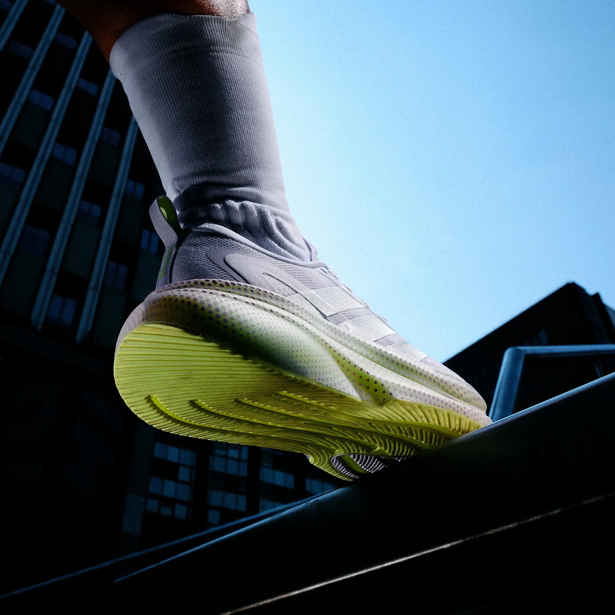 Zapatillas de running mujer, adidas Supernova Glide violeta y verde 9/13
