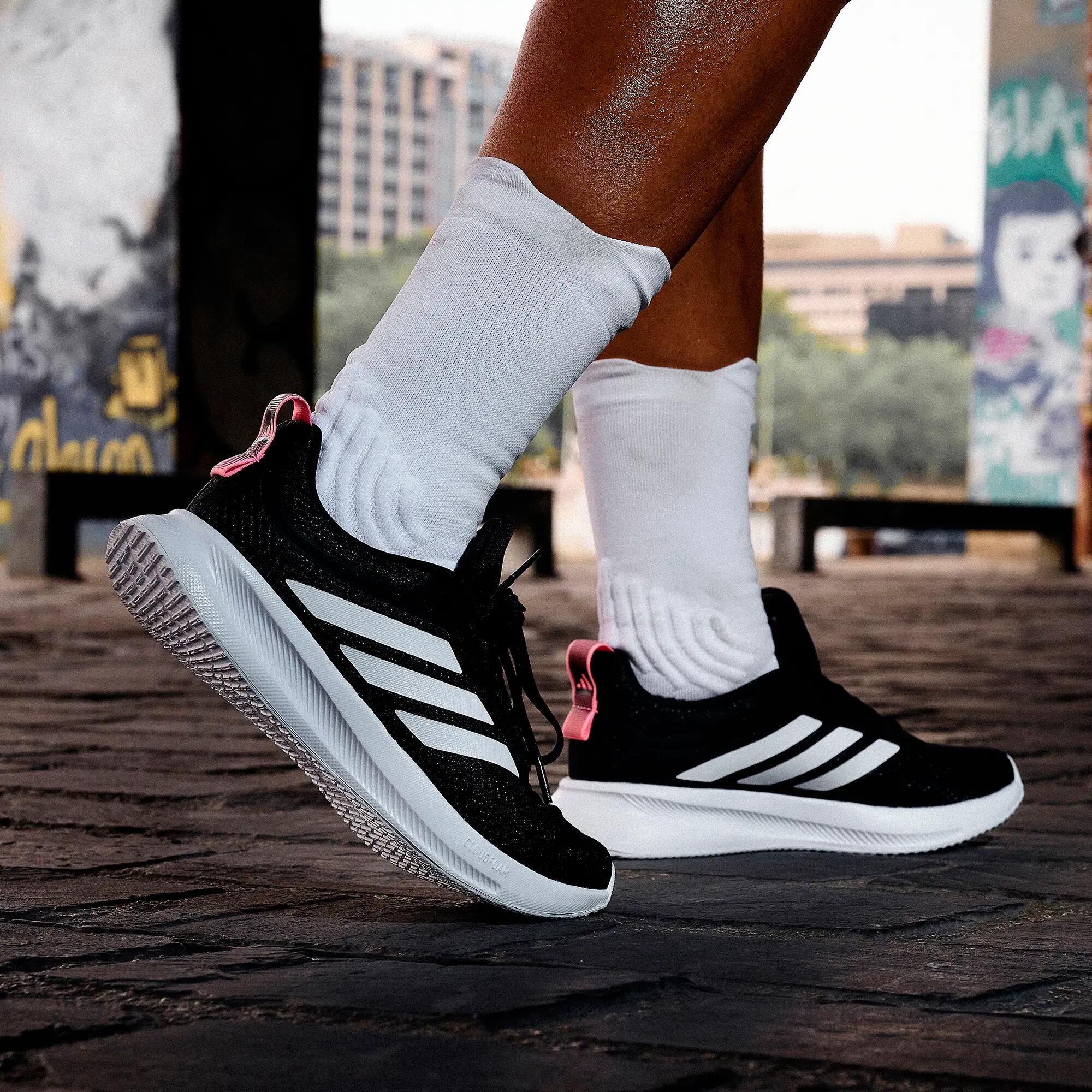 Hardloopschoenen voor dames Runblaze zwart/wit 9/13