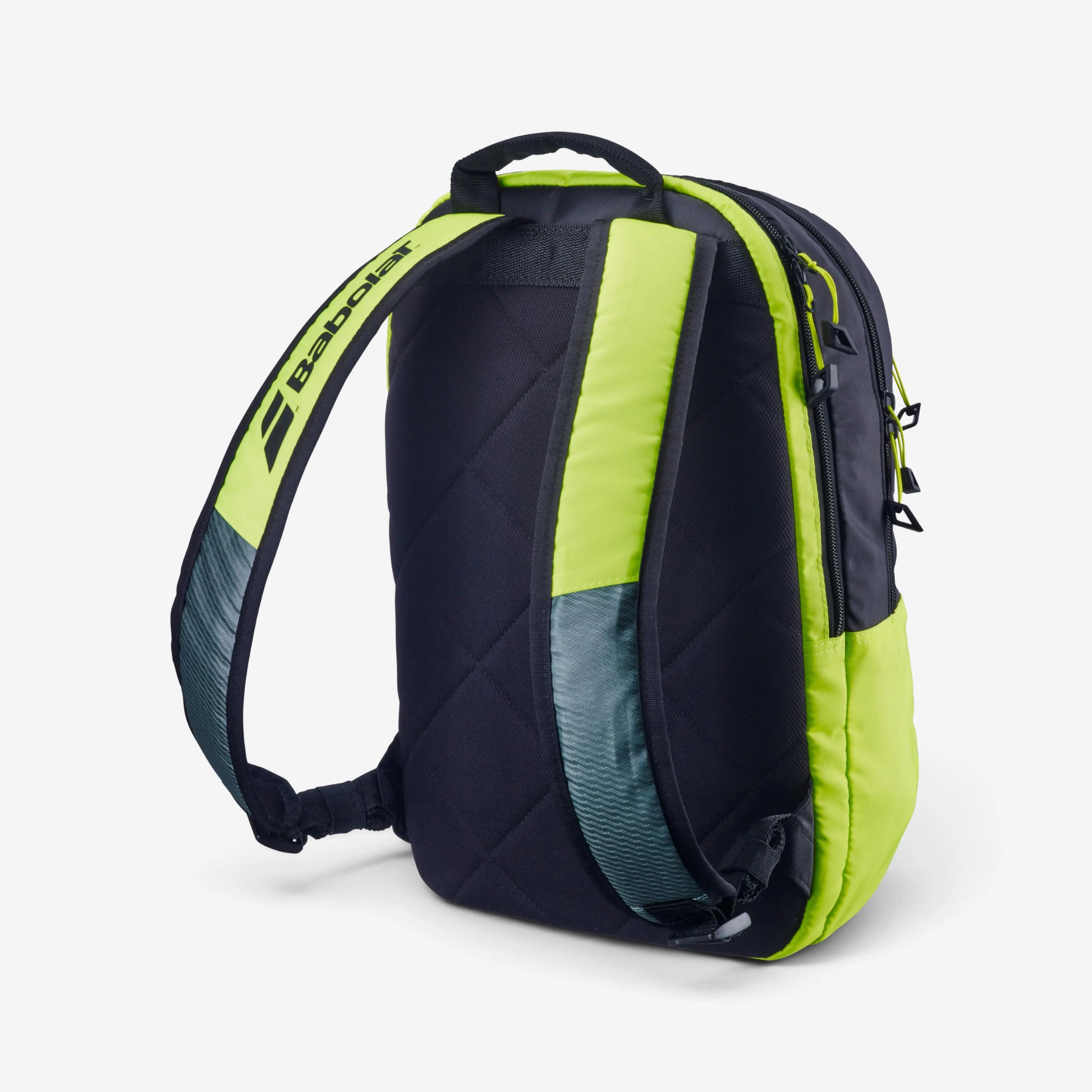Sac à dos de tennis 14L enfant, Babolat kids noir et jaune 2/4