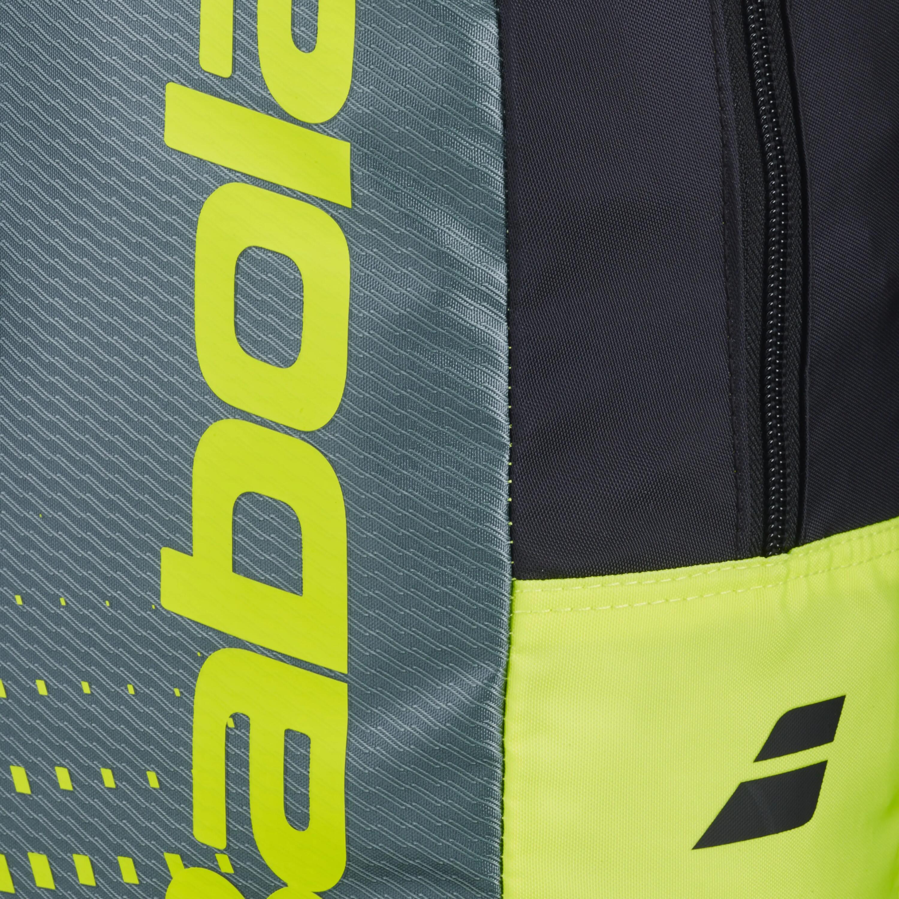 Sac à dos de tennis 14L enfant, Babolat kids noir et jaune 4/4