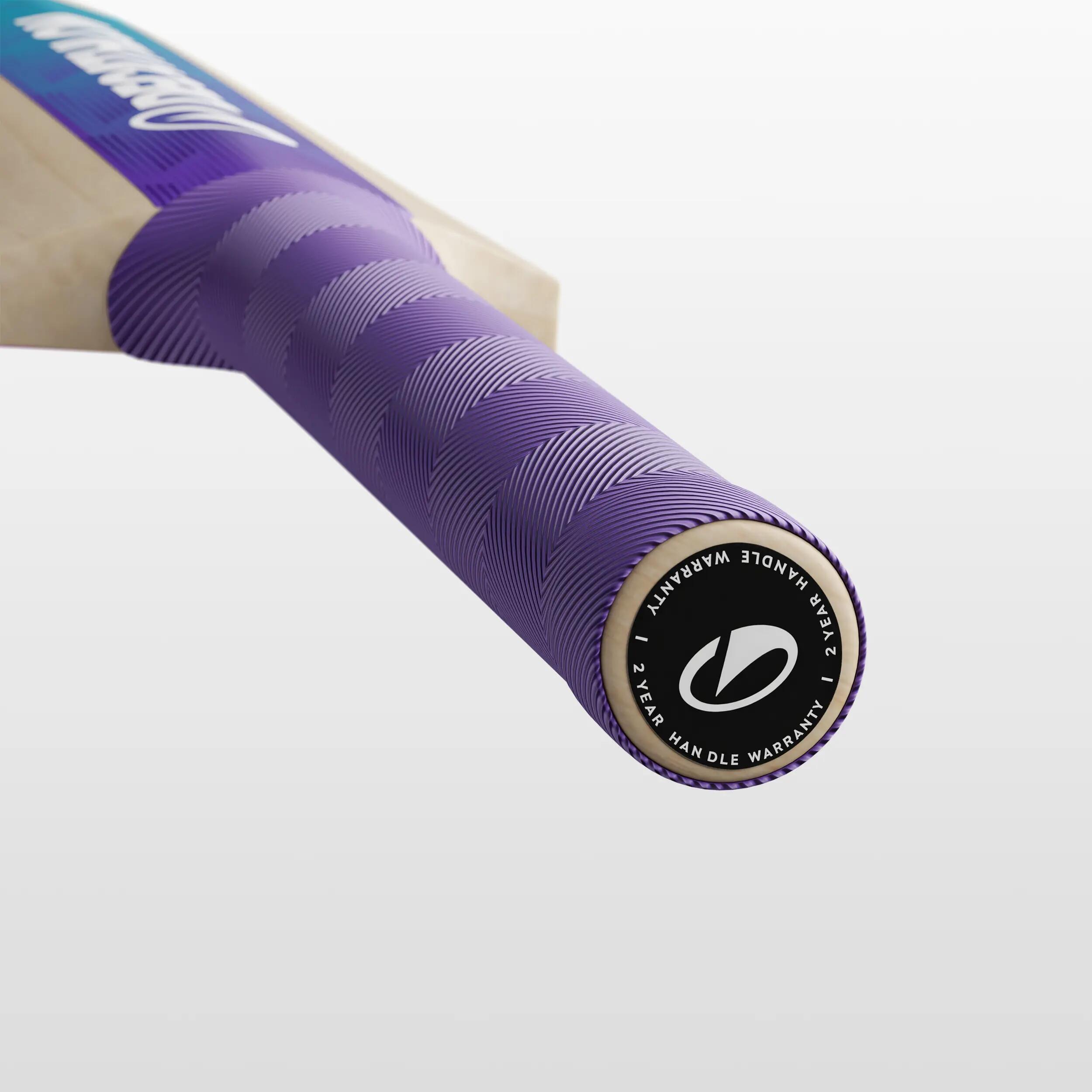 Kids English Willow Cricket Bat G5 Size 4 Lightweight Leather Ball Bat with Cover EW550 -  5