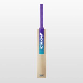 Kids English Willow Cricket Bat G5 Size 4 Lightweight Leather Ball Bat with Cover EW550