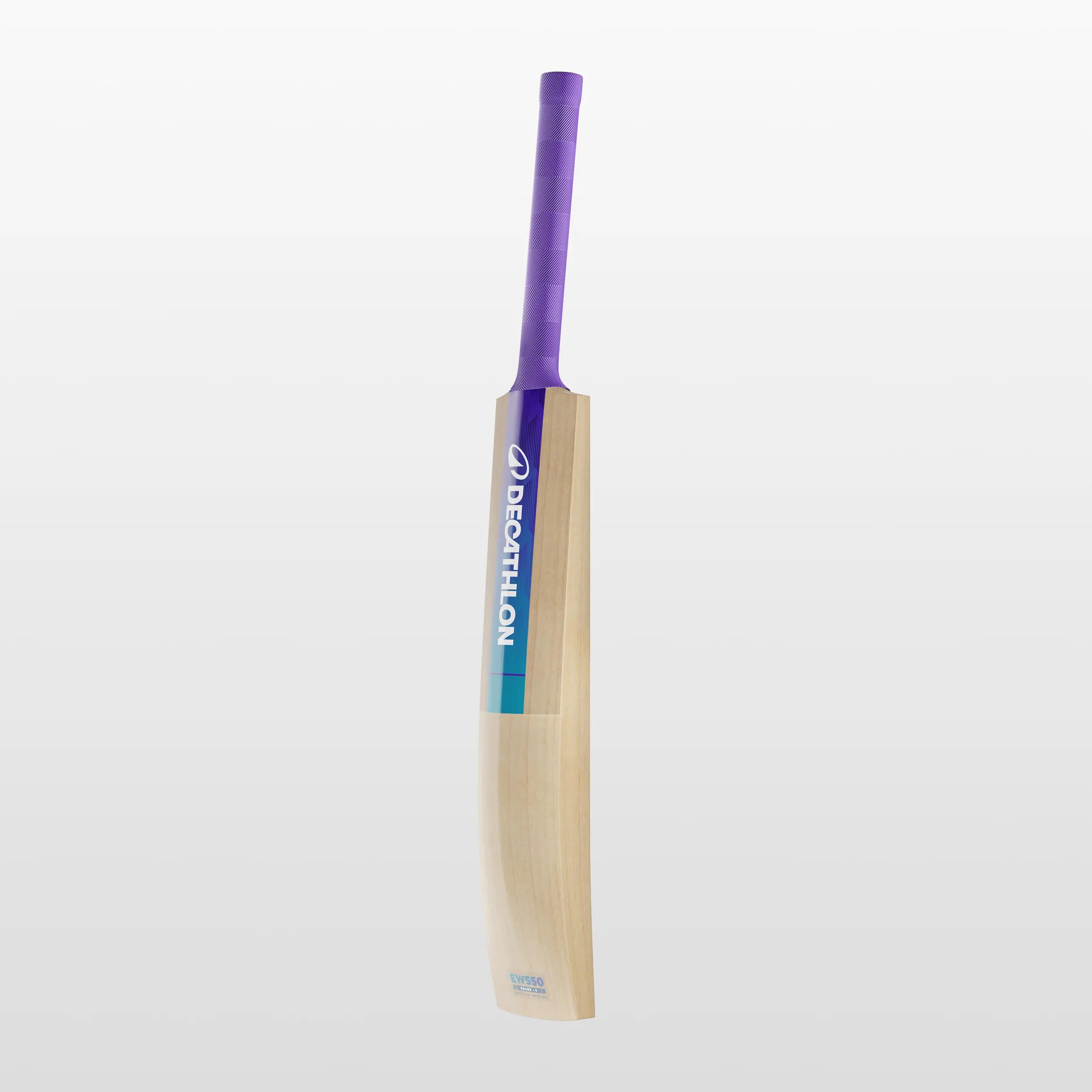 Kids English Willow Cricket Bat G5 Size 4 Lightweight Leather Ball Bat with Cover EW550 -  3