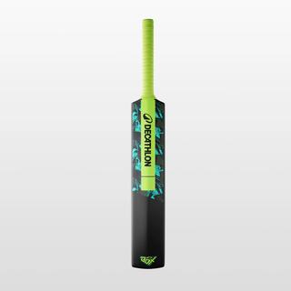 Adult Hard Plastic Cricket Bat Size SH Soft for Tennis Ball T500 Lite Box - Black