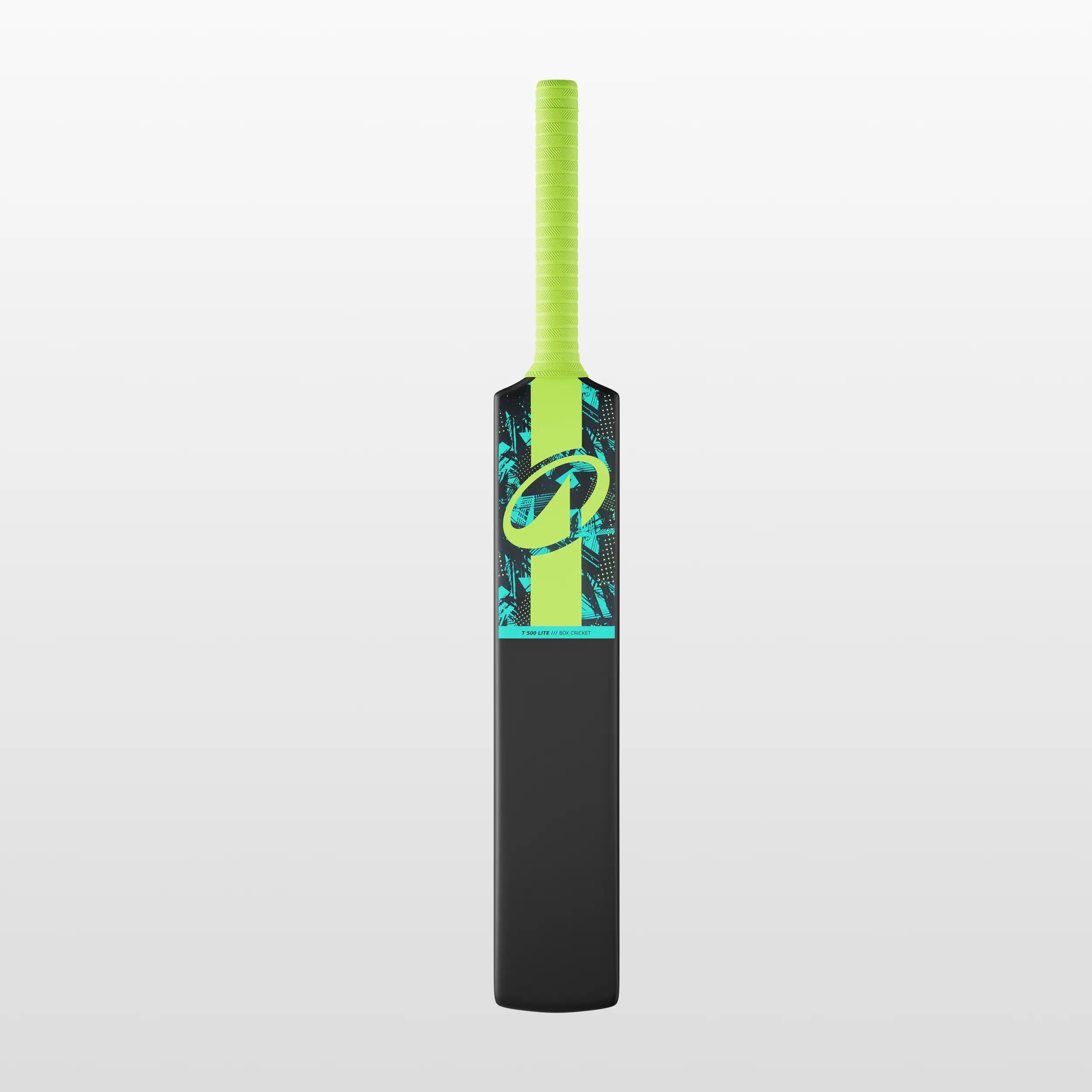 Adult Hard Plastic Cricket Bat Size SH Soft for Tennis Ball T500 Lite Box - Black -  4