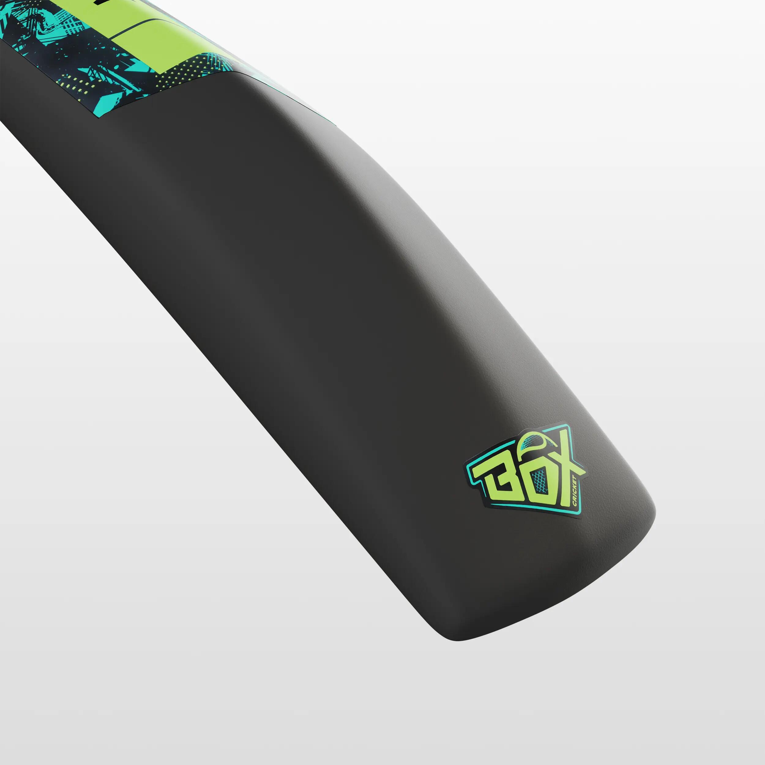 Adult Hard Plastic Cricket Bat Size SH Soft for Tennis Ball T500 Lite Box - Black -  5